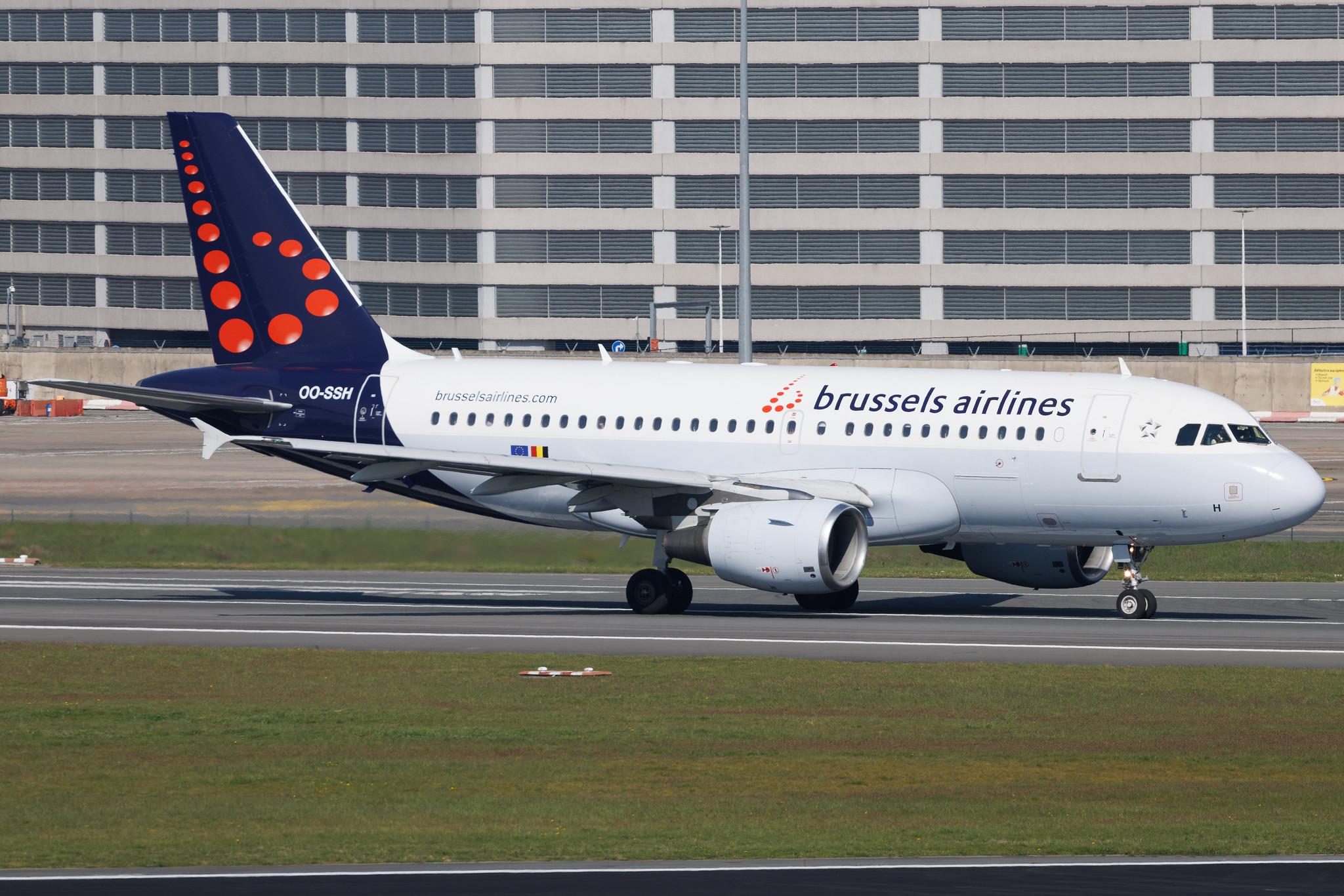 Brussels Airport: Brussels Airlines (SN / BEL) | Airbus A319-112 A319 | OO-SSH | MSN 2925