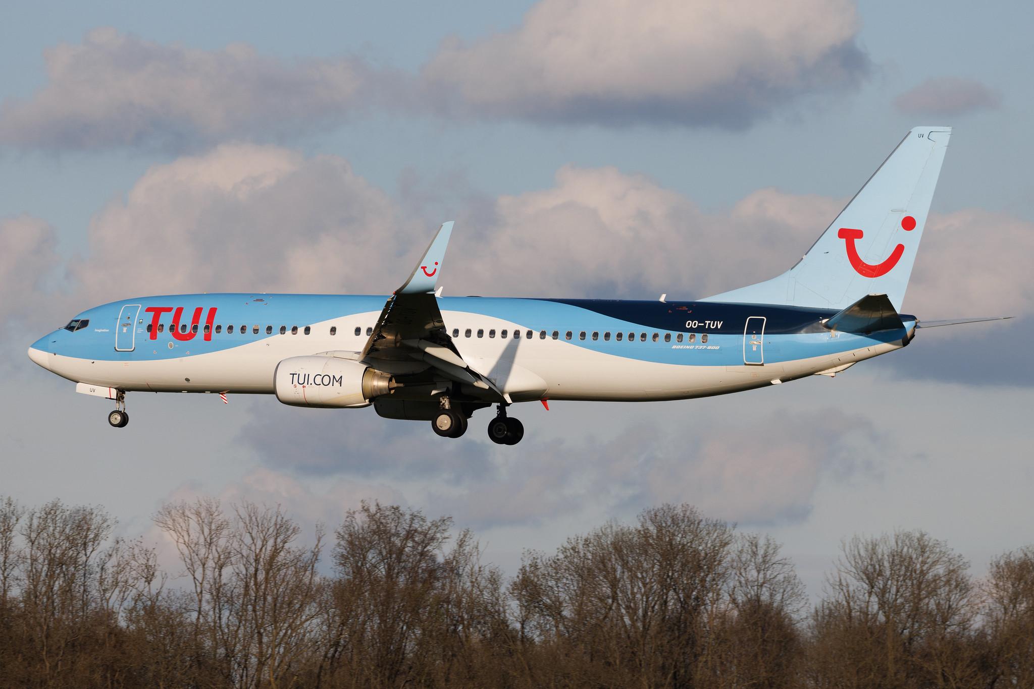 Brussels Airport: TUI (X3 / TUI) | Operator: TUI Airlines Belgium |  Boeing 737-86J B738 | OO-TUV | MSN 36883