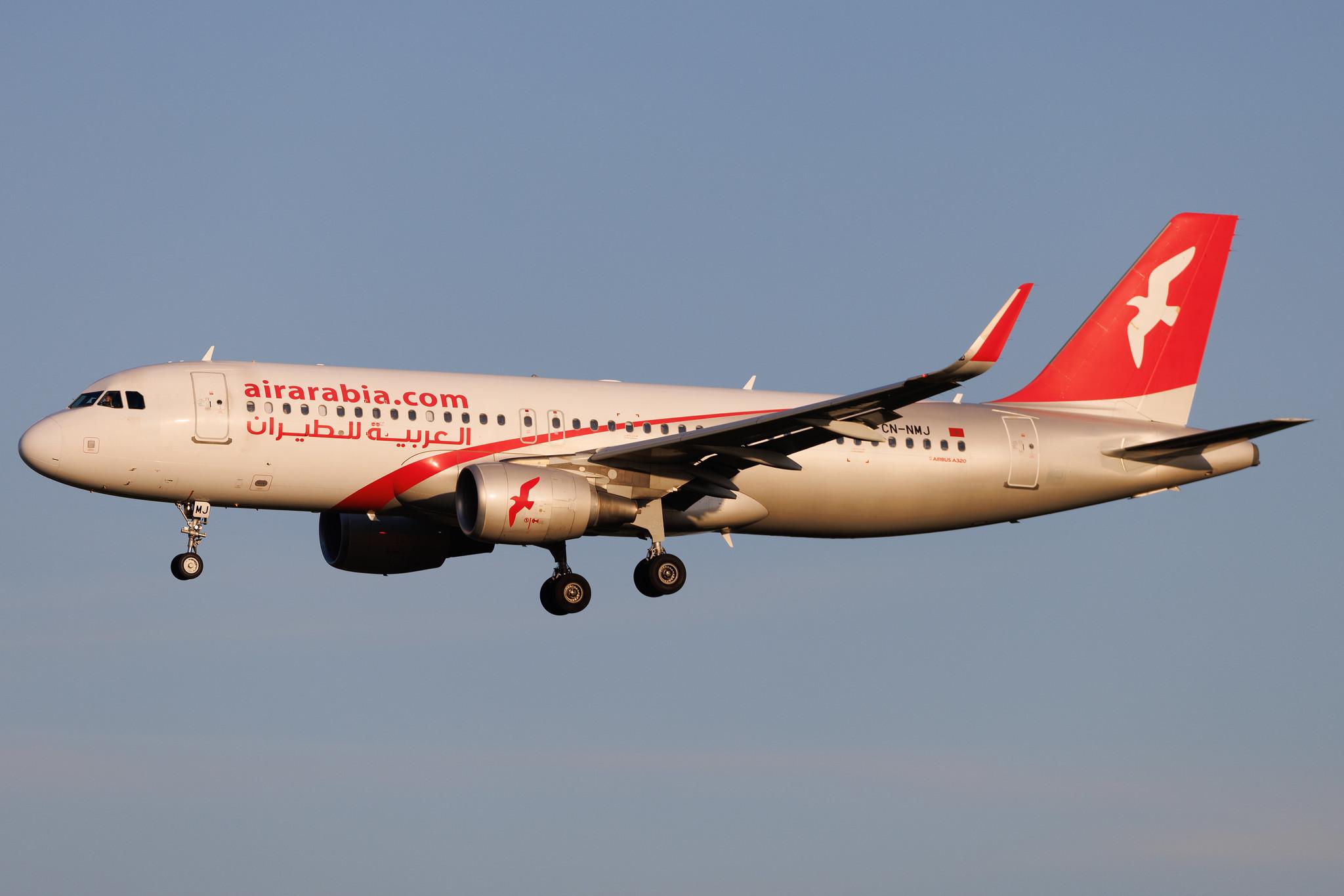 Brussels Airport: Air Arabia (G9 / ABY) | Operator: Air Arabia Maroc | Airbus A320-214 A320 | CN-NMJ | MSN 6896