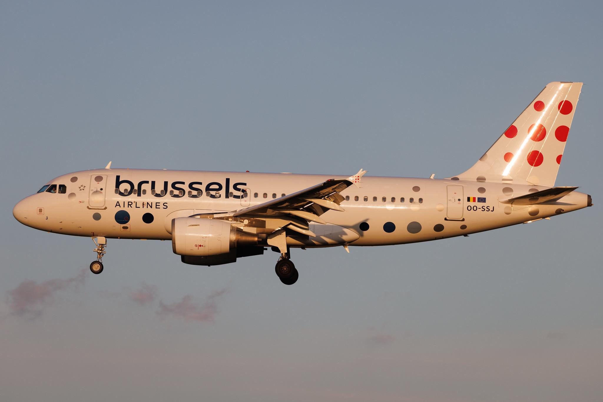 Brussels Airport: Brussels Airlines (SN / BEL) | Airbus A319-111 A319 | OO-SSJ | MSN 1759