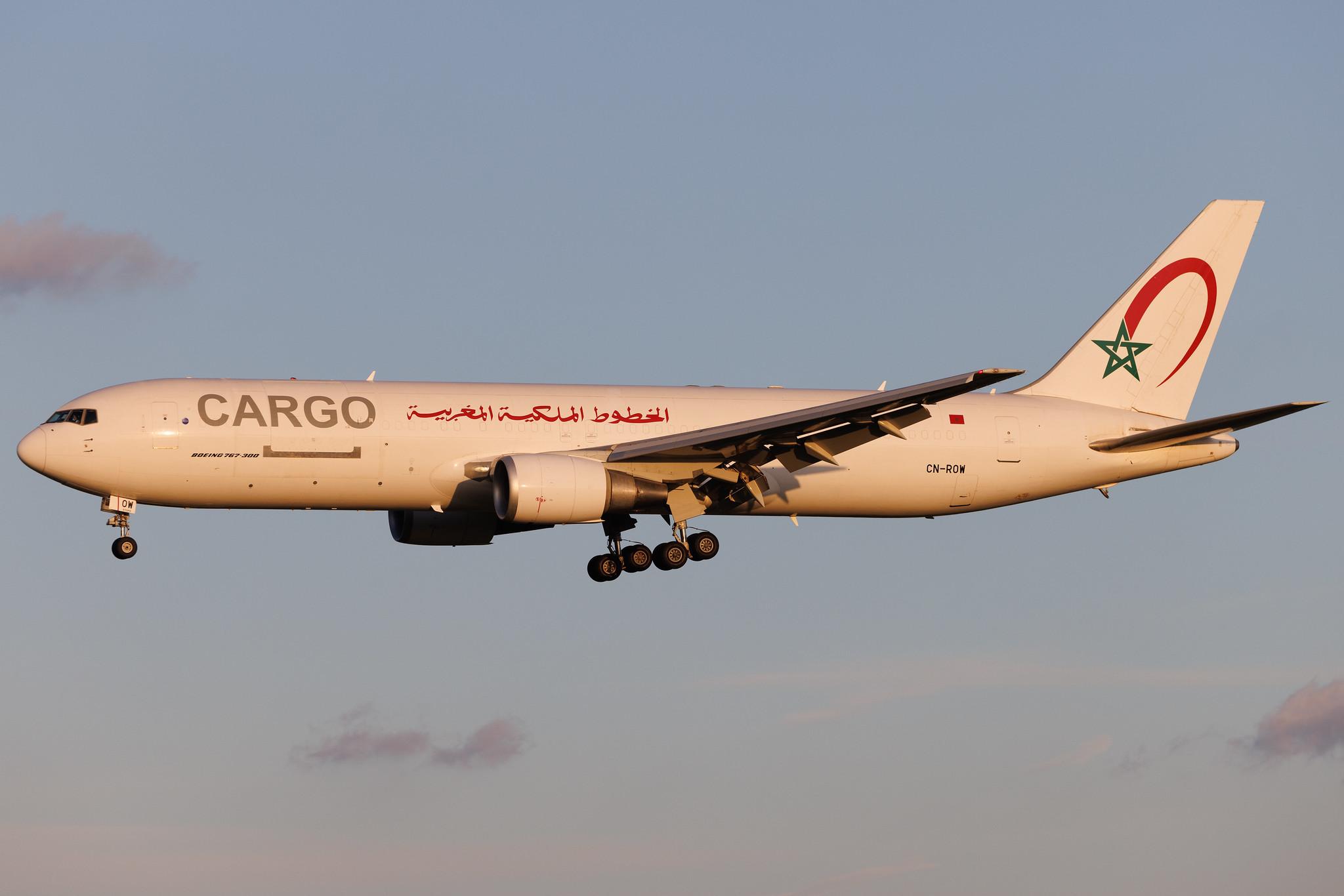 Brussels Airport: Royal Air Maroc Cargo (AT / RAM) | Operator: Royal Air Maroc | Boeing 767-343(ER)(BCF) B763 | CN-ROW | MSN 30008