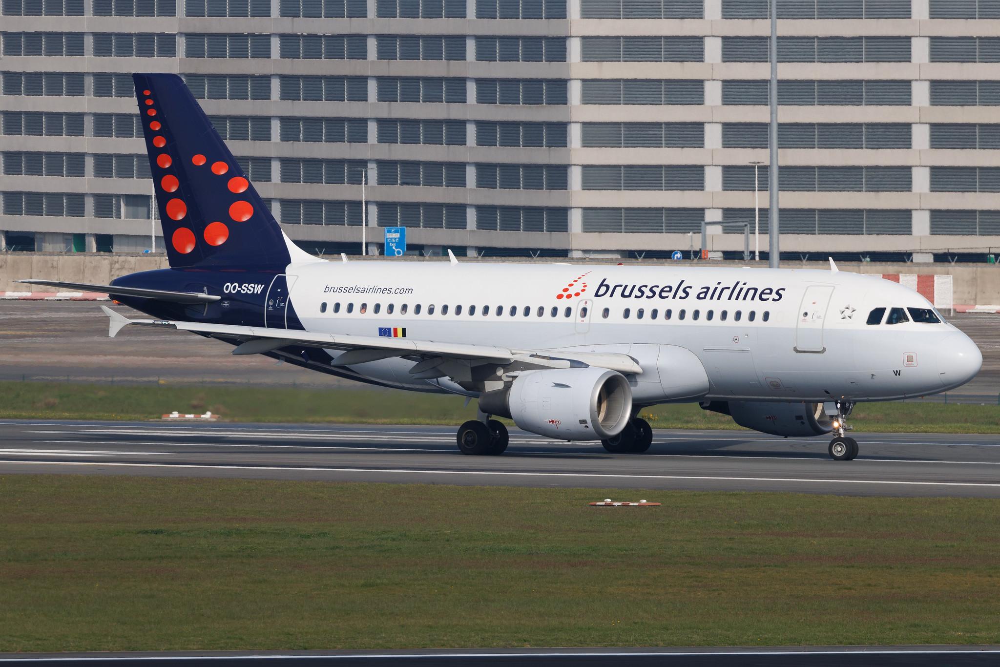 Brussels Airport: Brussels Airlines (SN / BEL) | Airbus A319-111 A319 | OO-SSW | MSN 3255