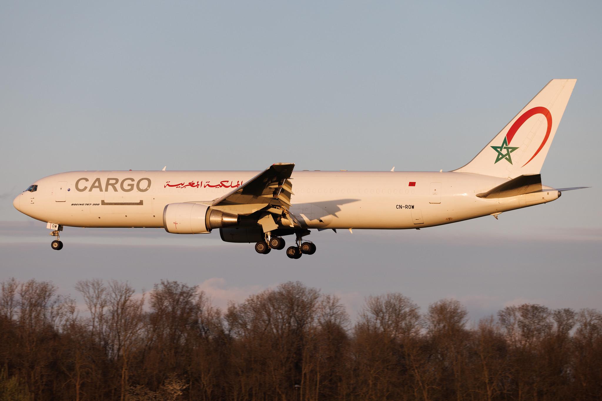 Brussels Airport: Royal Air Maroc Cargo (AT / RAM) | Operator: Royal Air Maroc | Boeing 767-343(ER)(BCF) B763 | CN-ROW | MSN 30008