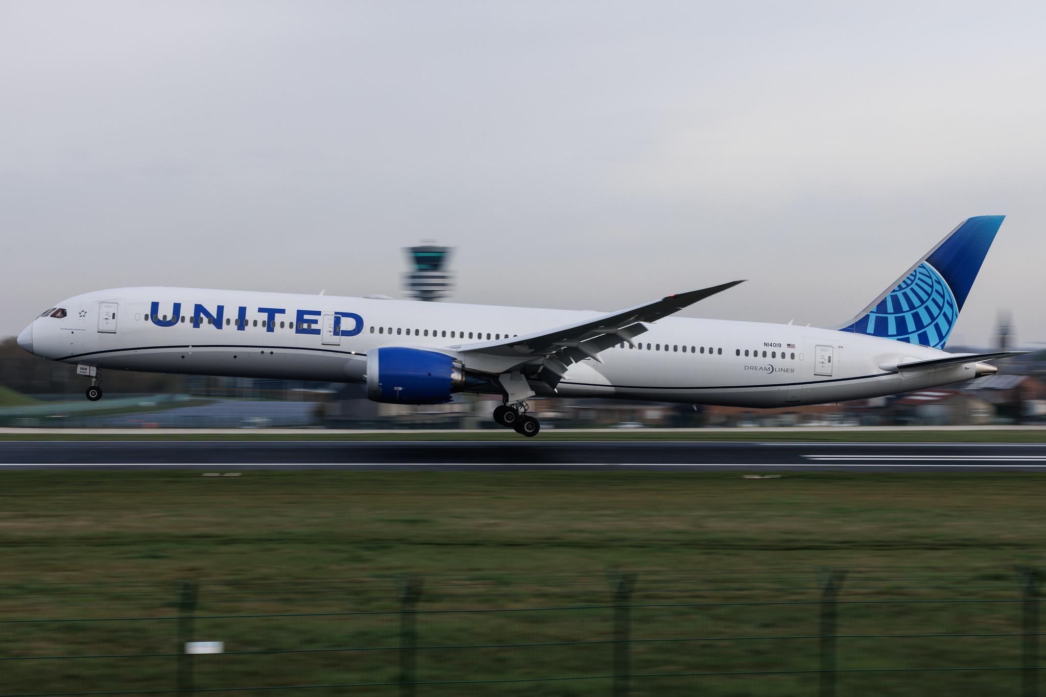 Brussels Airport: United Airlines (UA / UAL) | Boeing 787-10 Dreamliner B78X | N14019 | MSN 66988