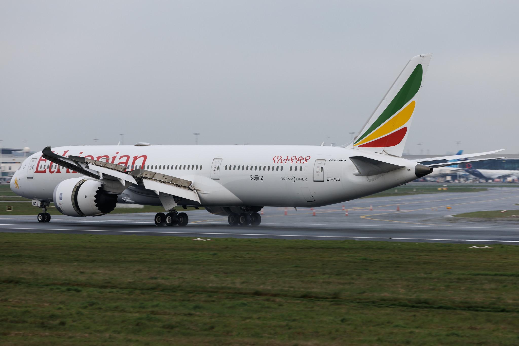Brussels Airport: Ethiopian Airlines (ET / ETH) |  Boeing 787-9 Dreamliner B789 | ET-AUO | MSN 38778