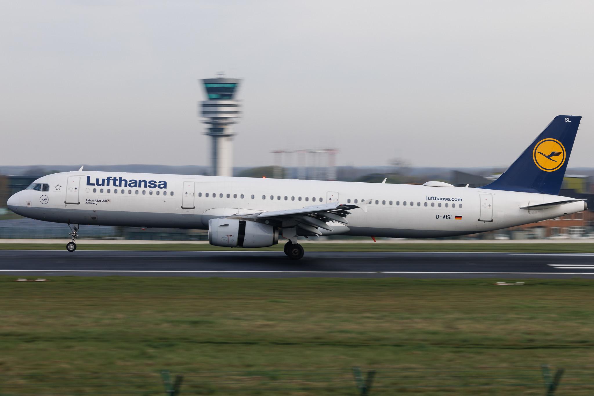 Brussels Airport: Lufthansa (LH / DLH) | Airbus A321-231 A321 | D-AISL | MSN 3434