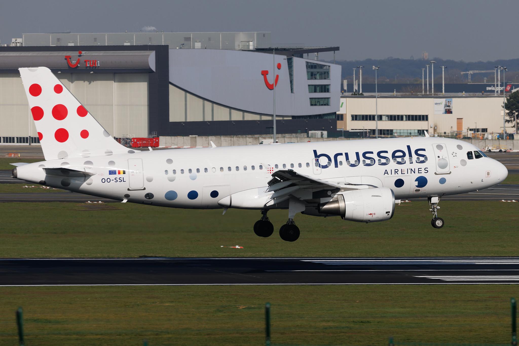 Brussels Airport: Brussels Airlines (SN / BEL) | Airbus A319-111 A319 | OO-SSL | MSN 1803