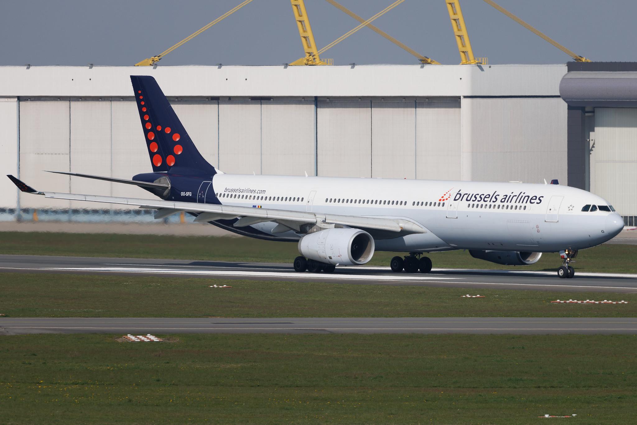 Brussels Airport: Brussels Airlines (SN / BEL) |  Airbus A330-343 A333 | OO-SFG | MSN 983