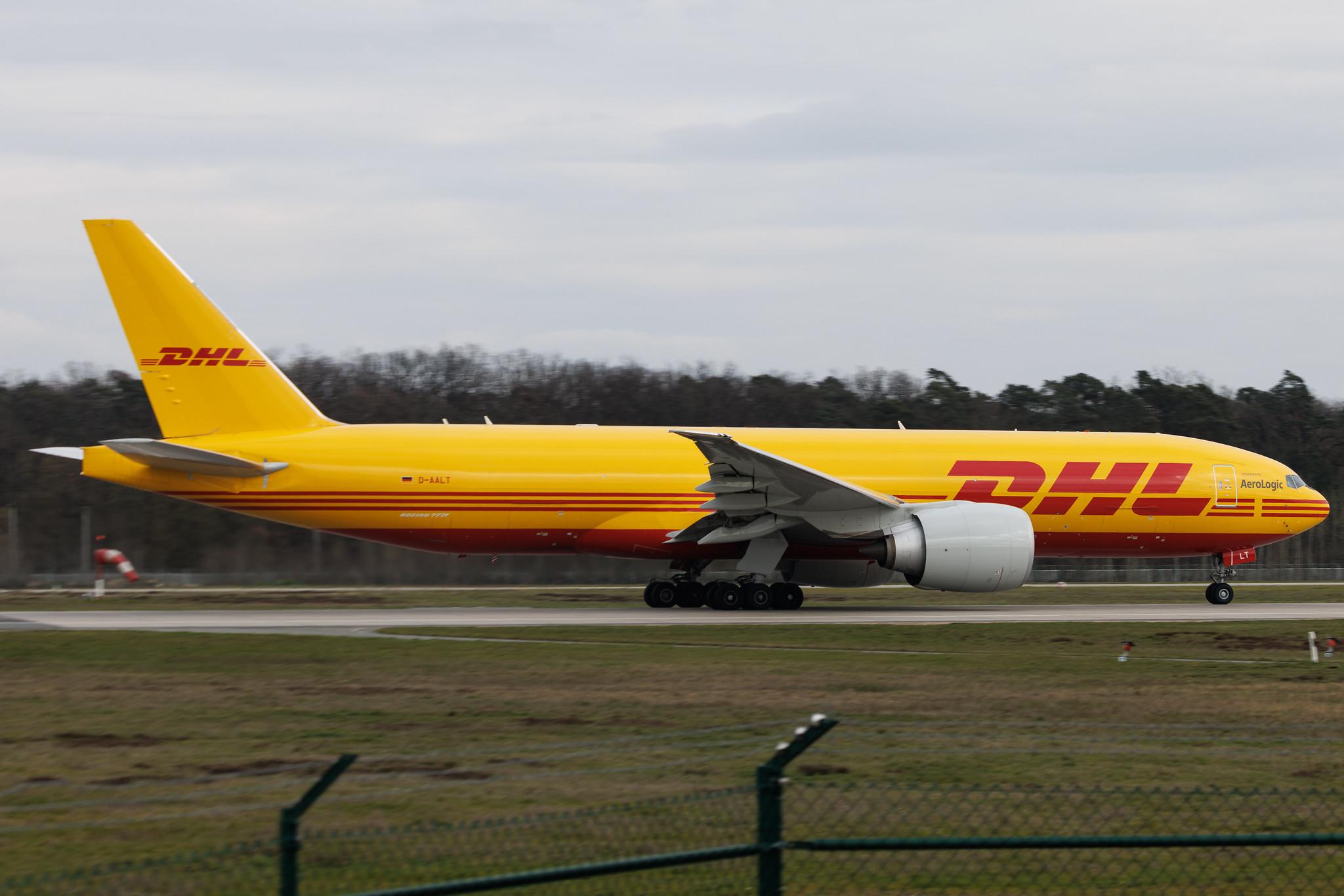 Frankfurt Airport: DHL (D0 / DHK) | Operator: AeroLogic | Boeing 777-F B77L | D-AALT | MSN 66863