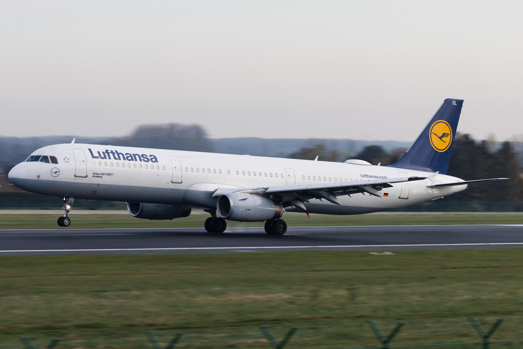 Brussels Airport: Lufthansa (LH / DLH) | Airbus A321-231 A321 | D-AISL | MSN 3434