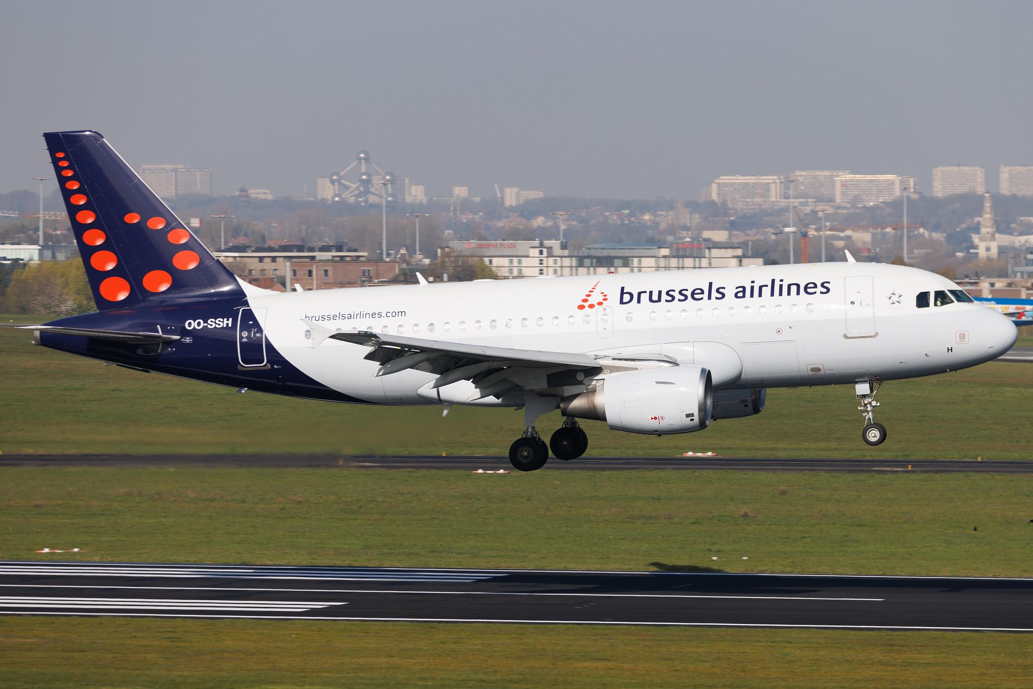 Brussels Airport: Brussels Airlines (SN / BEL) | Airbus A319-112 A319 | OO-SSH | MSN 2925