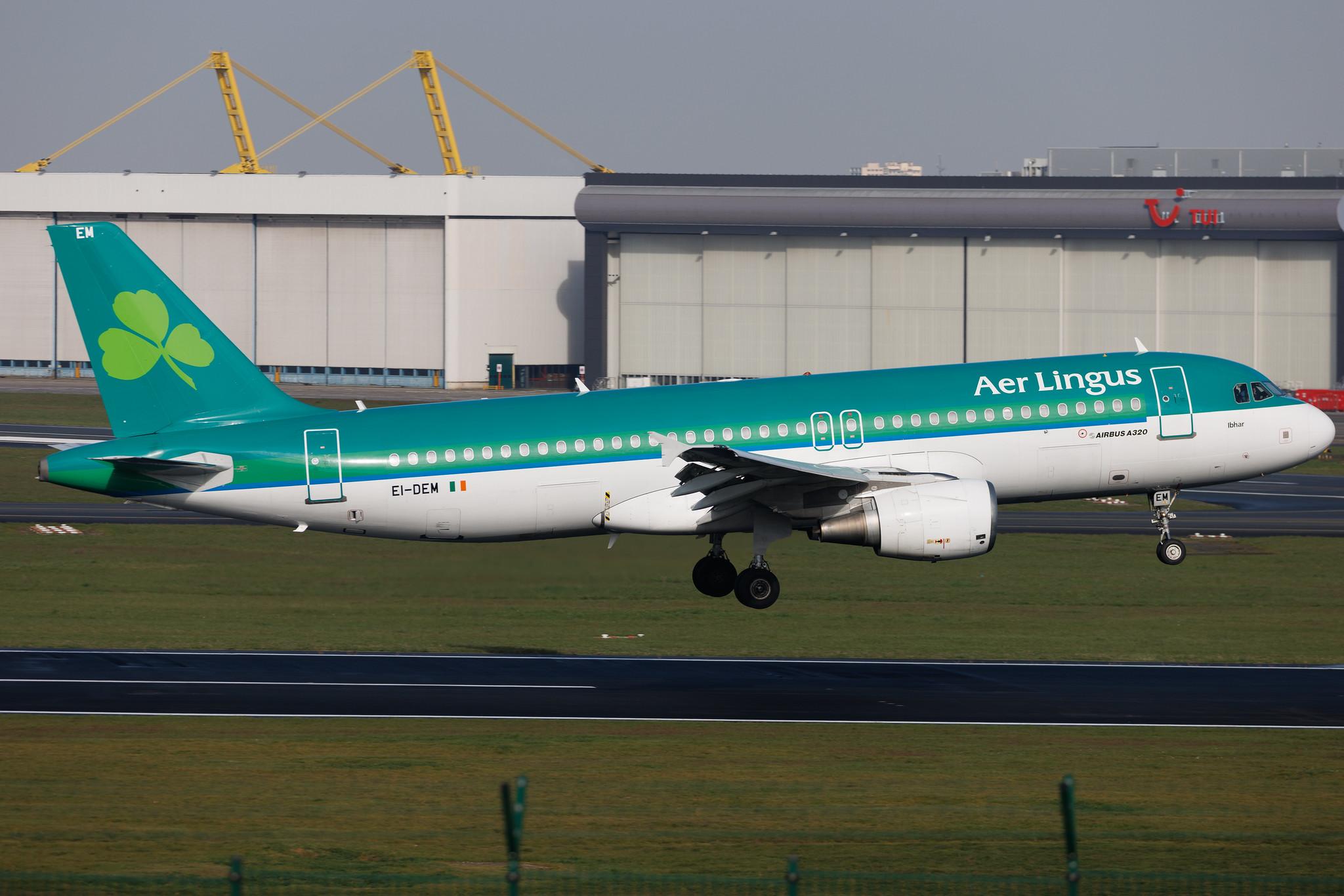 Brussels Airport: Aer Lingus (EI / EIN) | Airbus A320-214 A320 | EI-DEM | MSN 2411