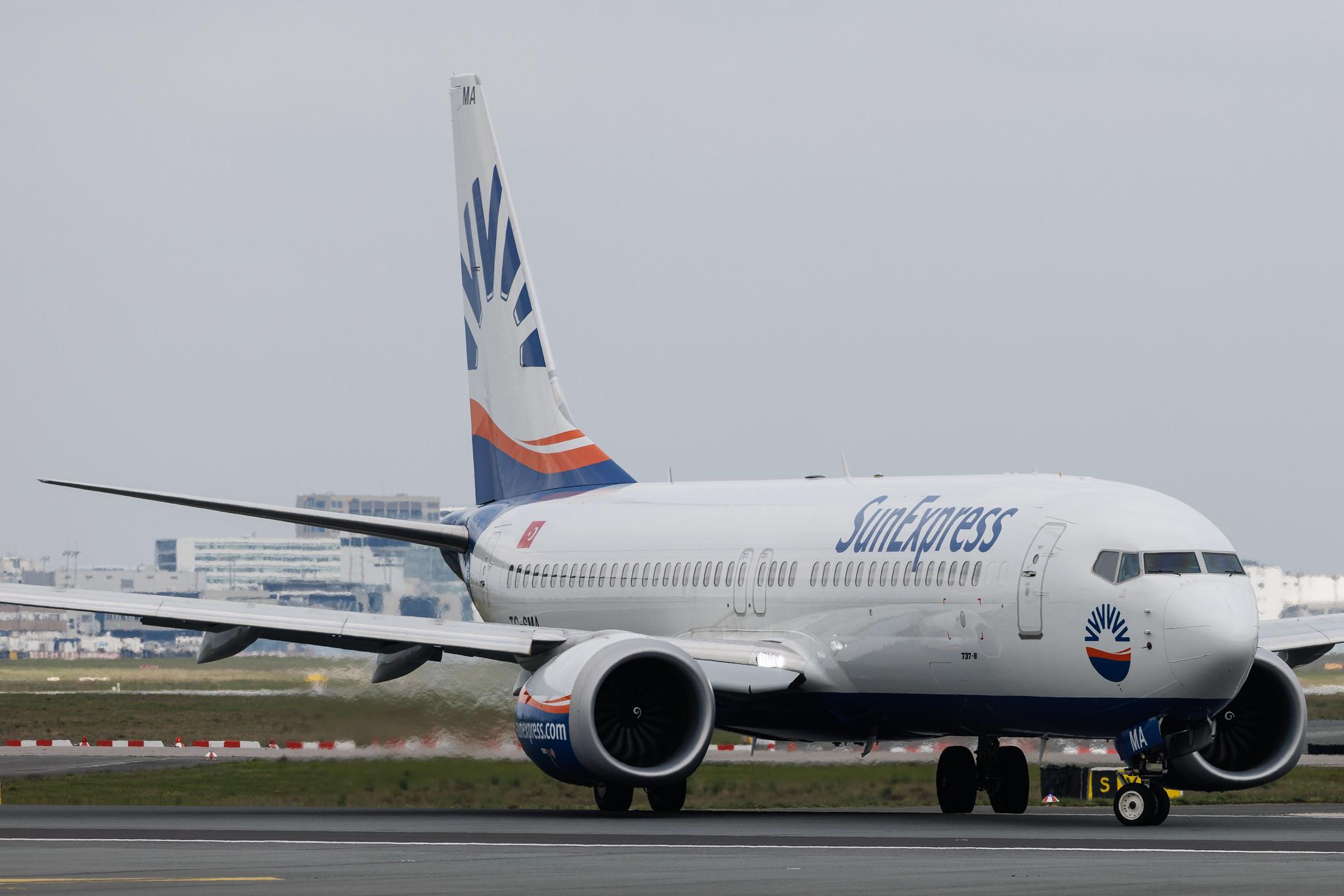 Frankfurt Airport: SunExpress (XQ / SXS) | Boeing 737 MAX 8 B38M | TC-SMA | MSN 63603