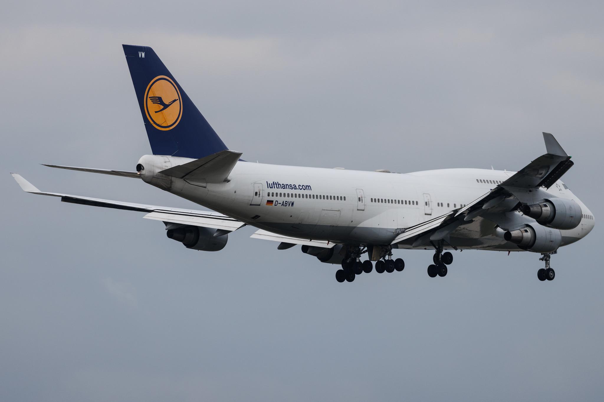 Frankfurt Airport: Lufthansa (LH / DLH) | Boeing 747-430 B744 | D-ABVM | MSN 29101