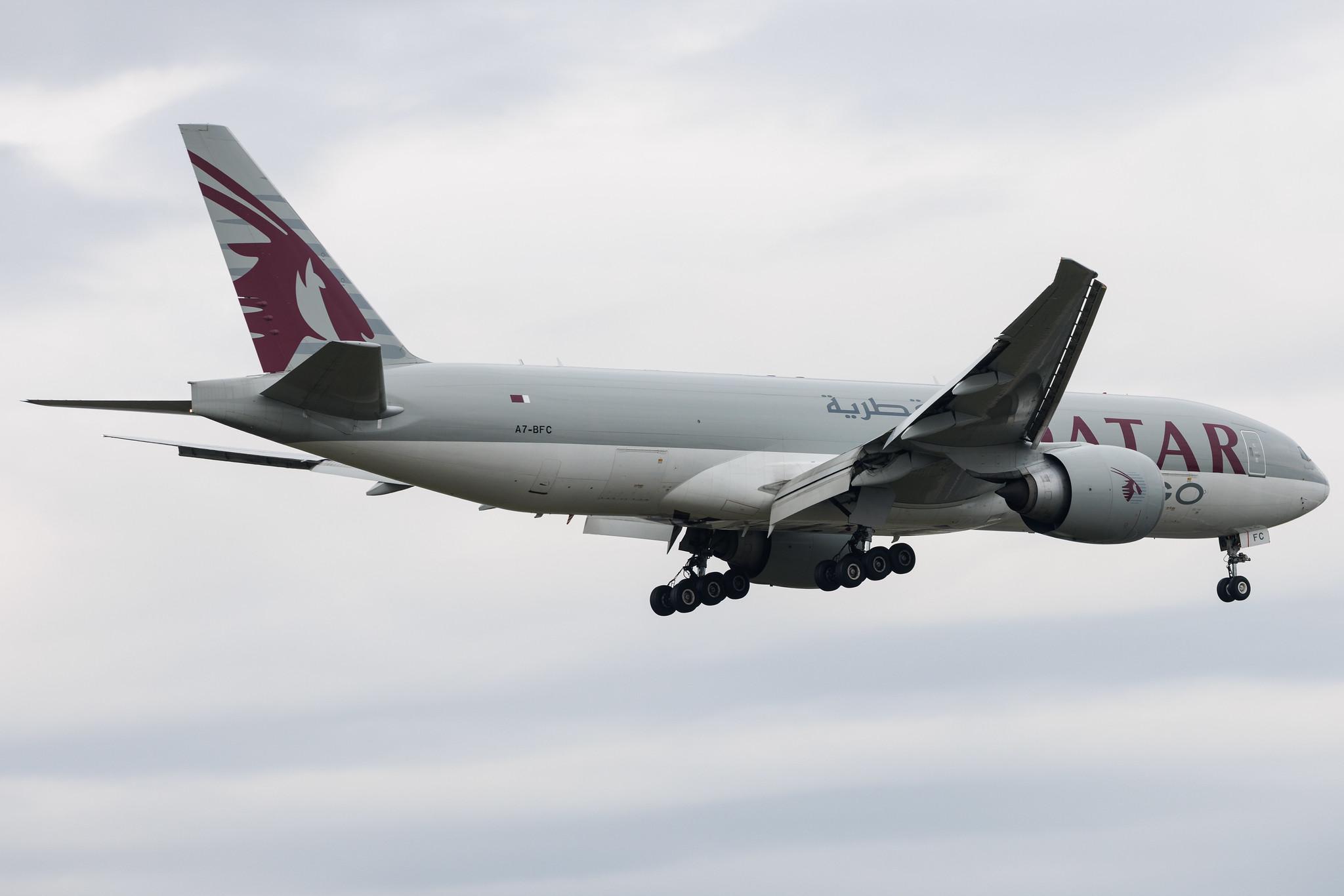 Frankfurt Airport: Qatar Cargo (QR / QTR) | Operator: Qatar Airways | Boeing 777-FDZ B77L | A7-BFC | MSN 36099