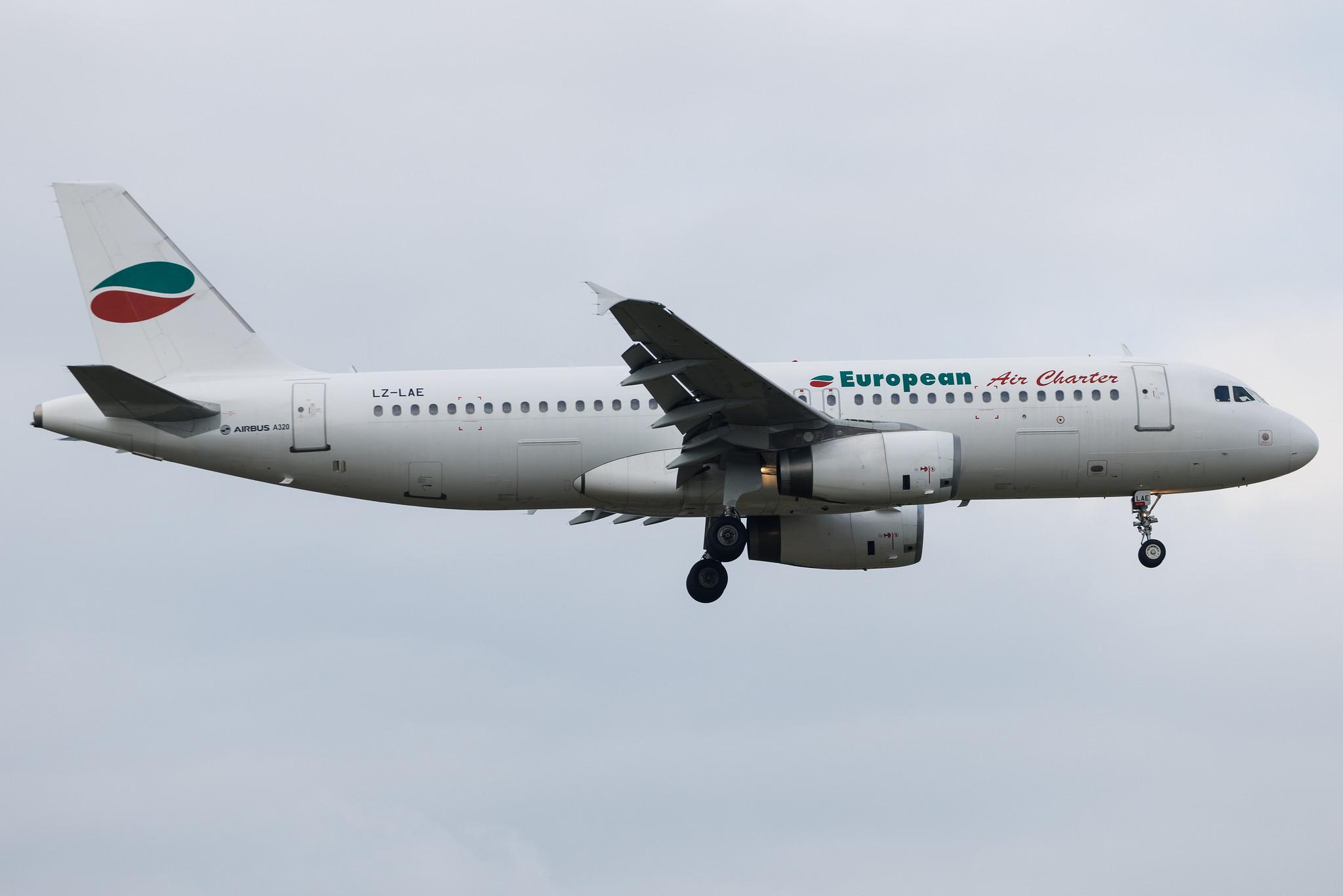 Frankfurt Airport: European Air Charter (H6 / BUC) | Airbus A320-231 A320 | LZ-LAE | MSN 0259
