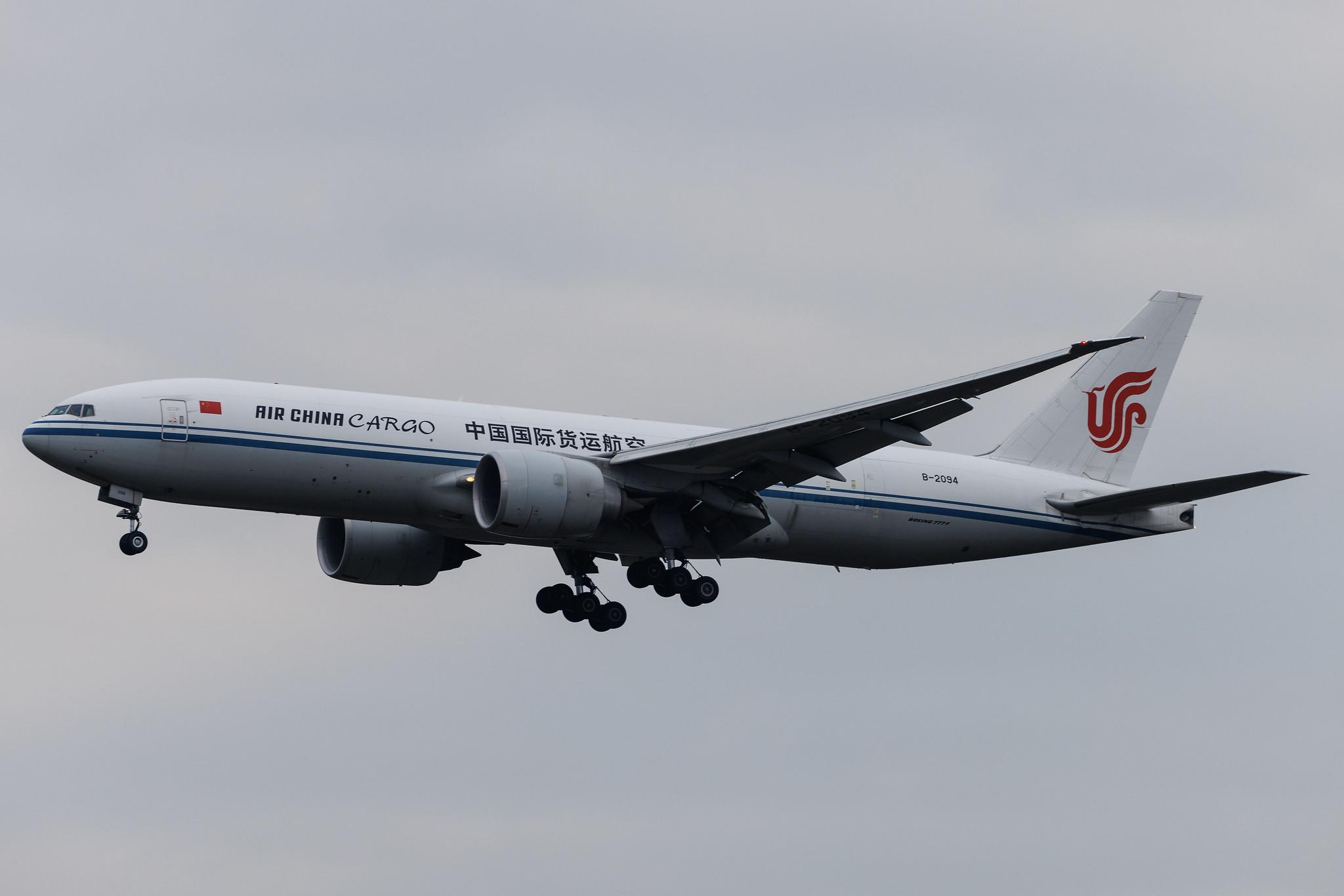 Frankfurt Airport: Air China Cargo (/ CAO) | Boeing 777-FFT B77L | B-2094 | MSN 44685