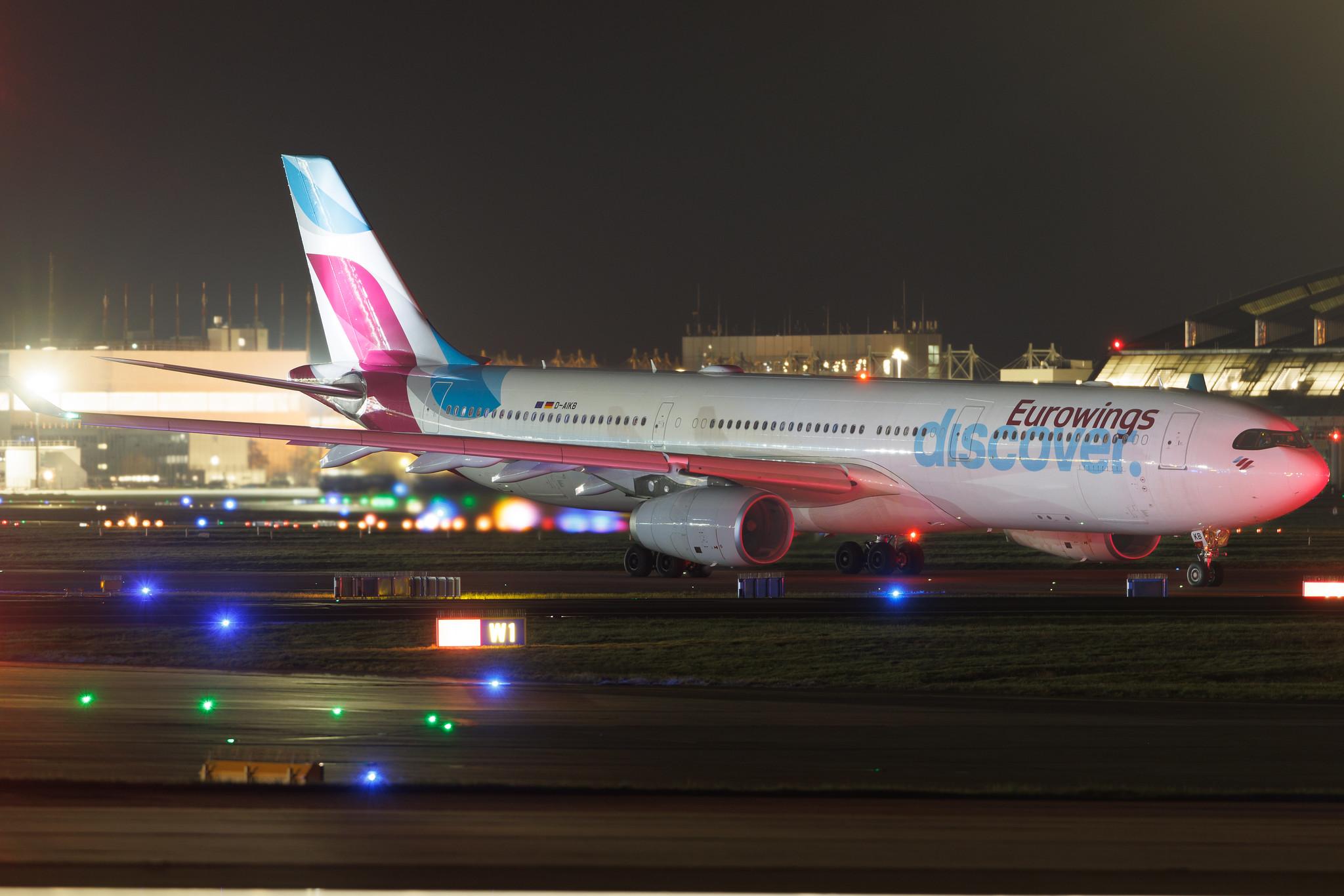 Frankfurt Airport: Eurowings Discover (4Y / OCN) | Airbus A330-343 A333 | D-AIKB | MSN 0576