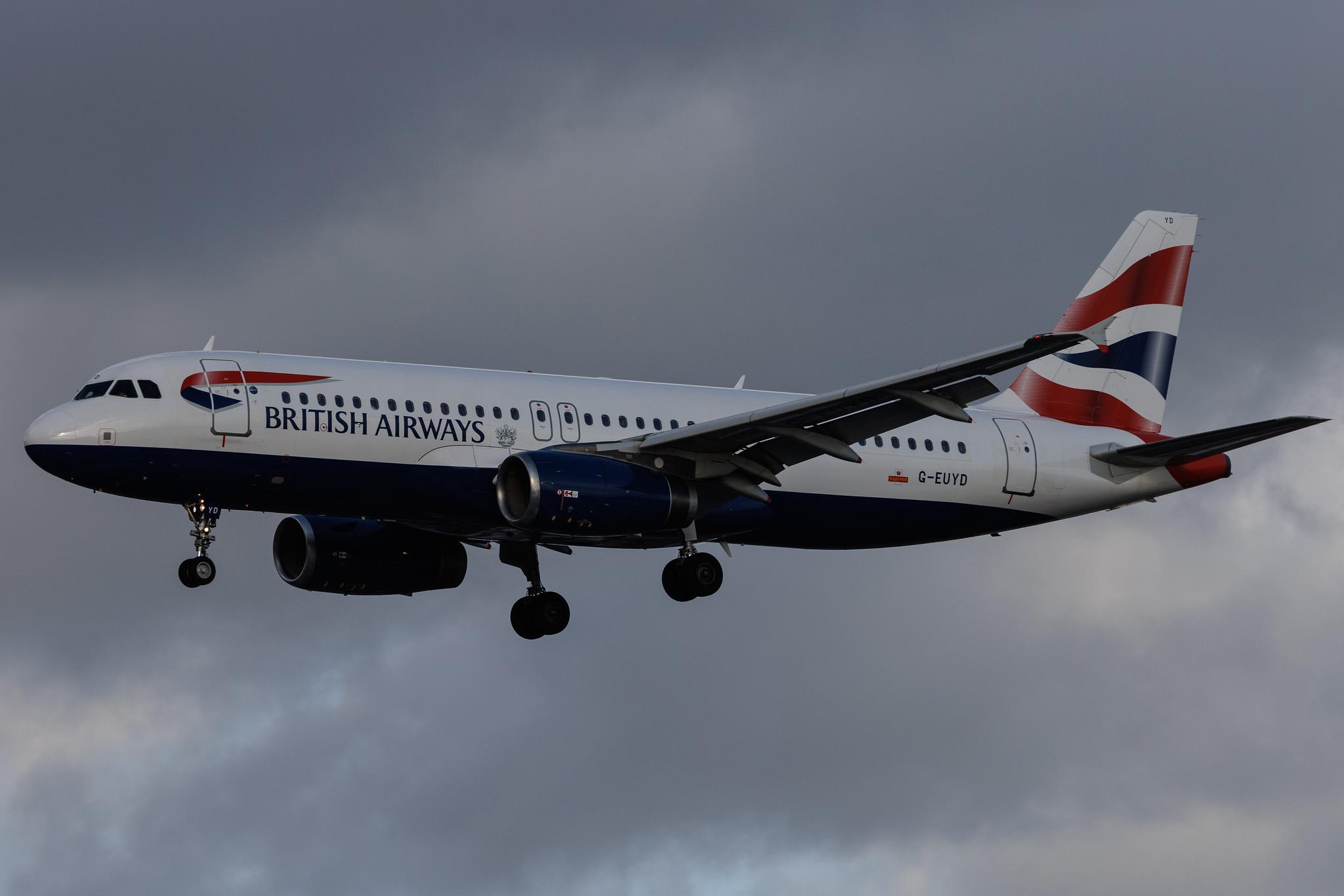 Hamburg Airport: British Airways (BA / BAW) | Airbus A320-232 A320 | G-EUYD | MSN 3726
