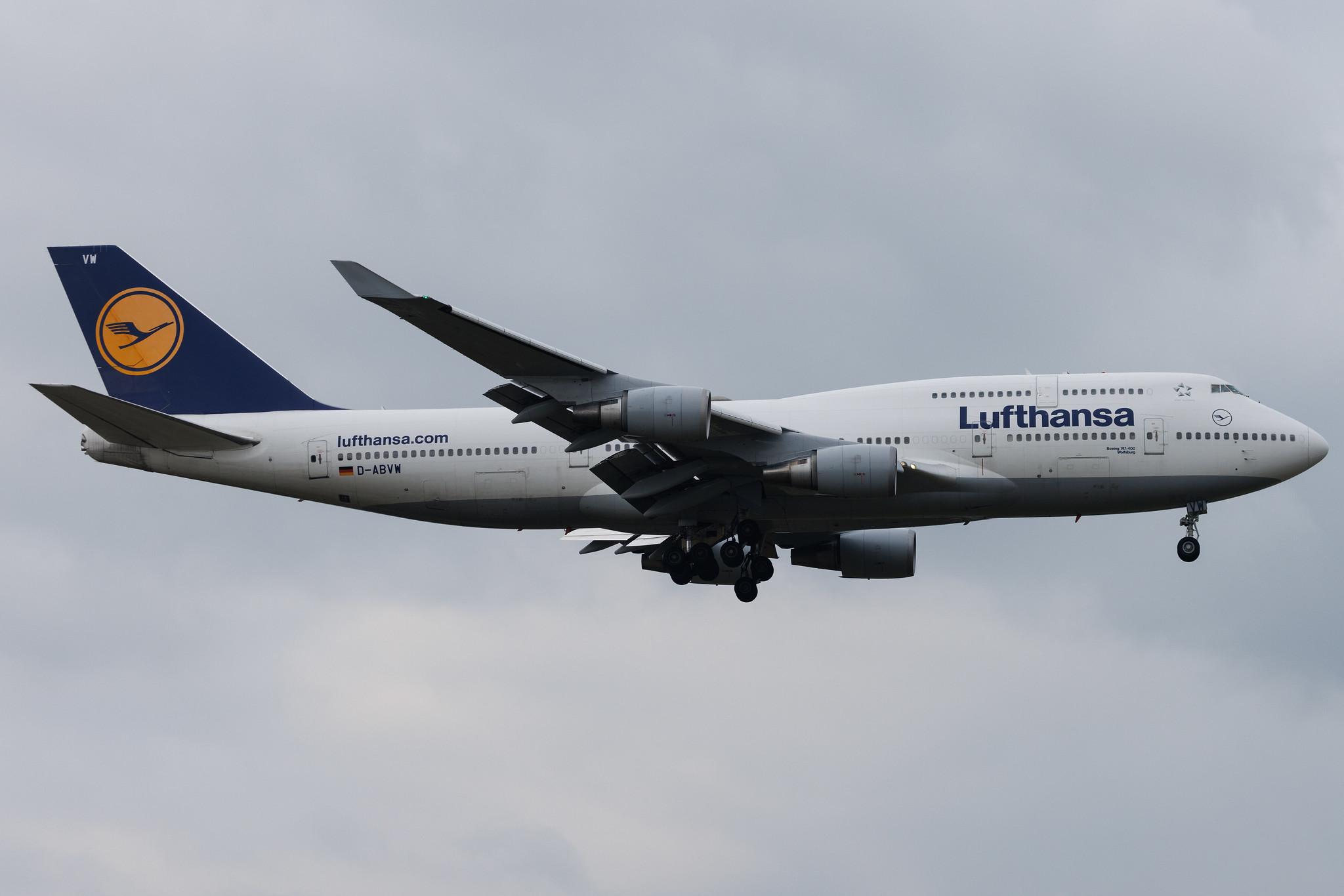 Frankfurt Airport: Lufthansa (LH / DLH) | Boeing 747-430 B744 | D-ABVM | MSN 29101
