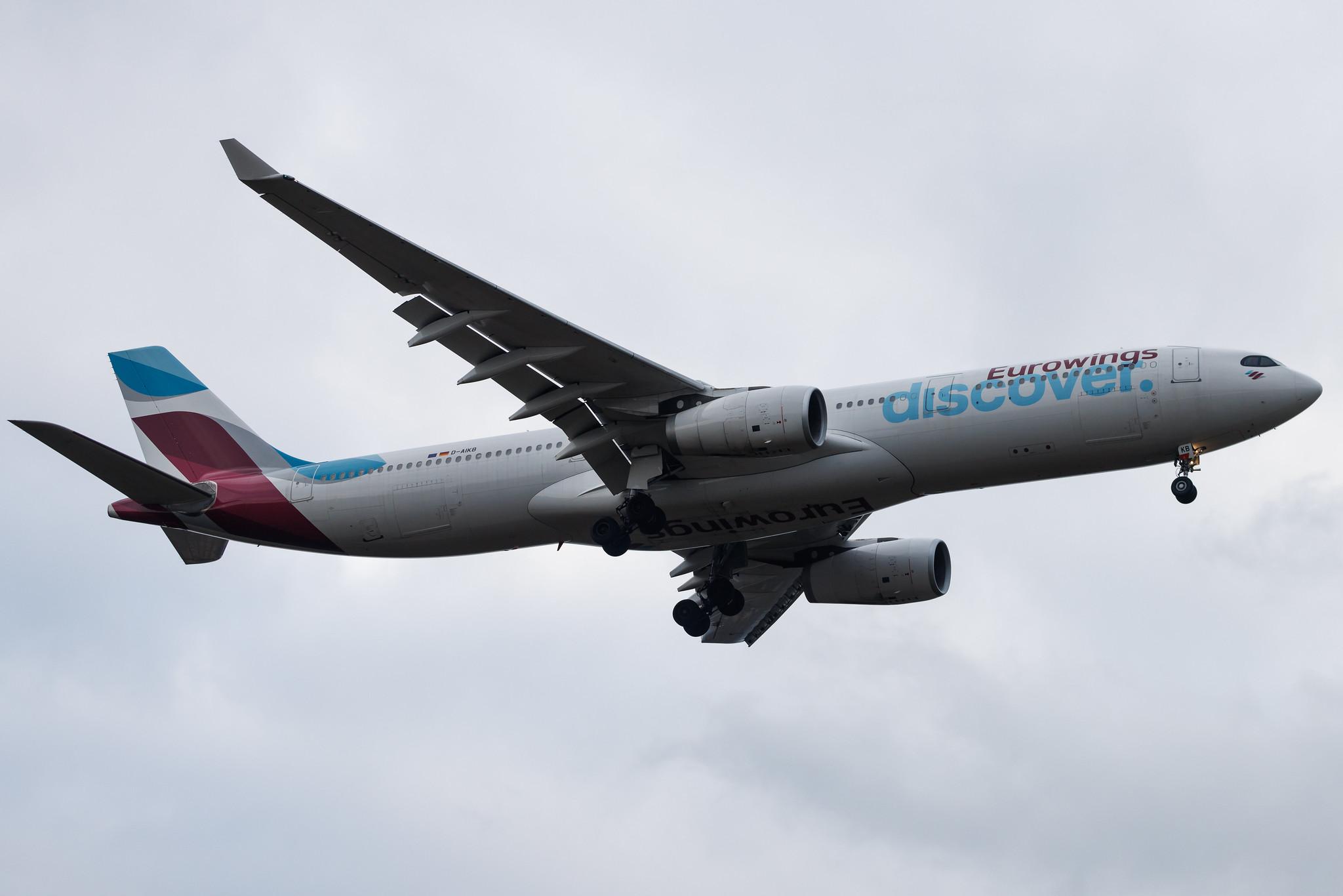 Frankfurt Airport: Eurowings Discover (4Y / OCN) | Airbus A330-343 A333 | D-AIKB | MSN 0576