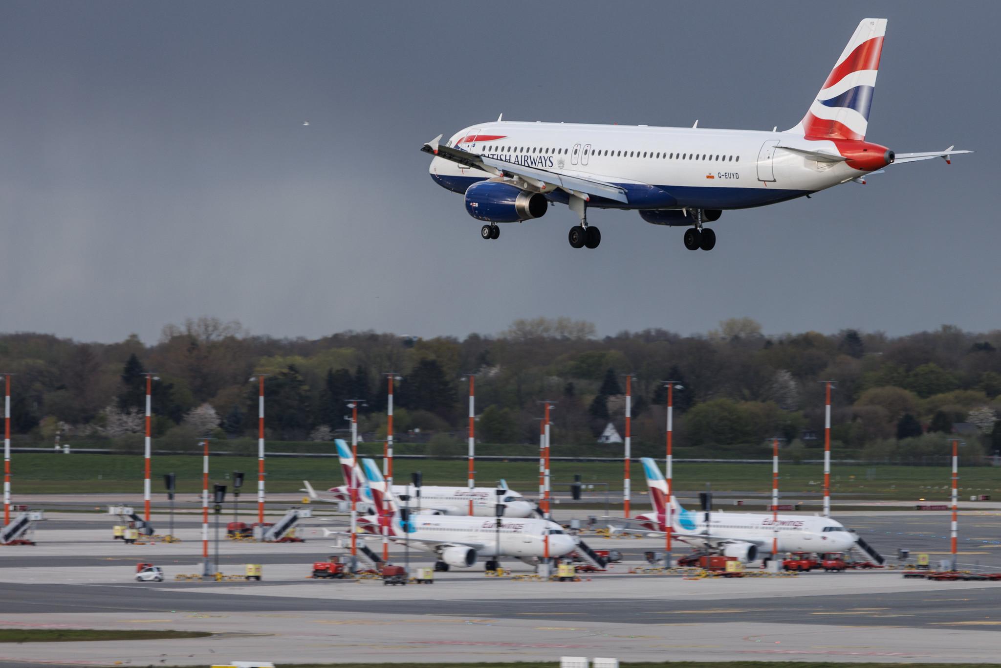 Hamburg Airport: British Airways (BA / BAW) | Airbus A320-232 A320 | G-EUYD | MSN 3726