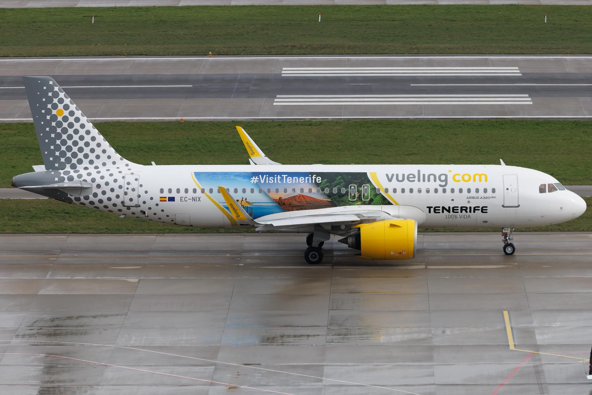 Flughafen Zürich: Vueling (VY / VLG) | Livery: Visit Tenerife Livery | Airbus A320-271N A20N | EC-NIX | MSN 10024