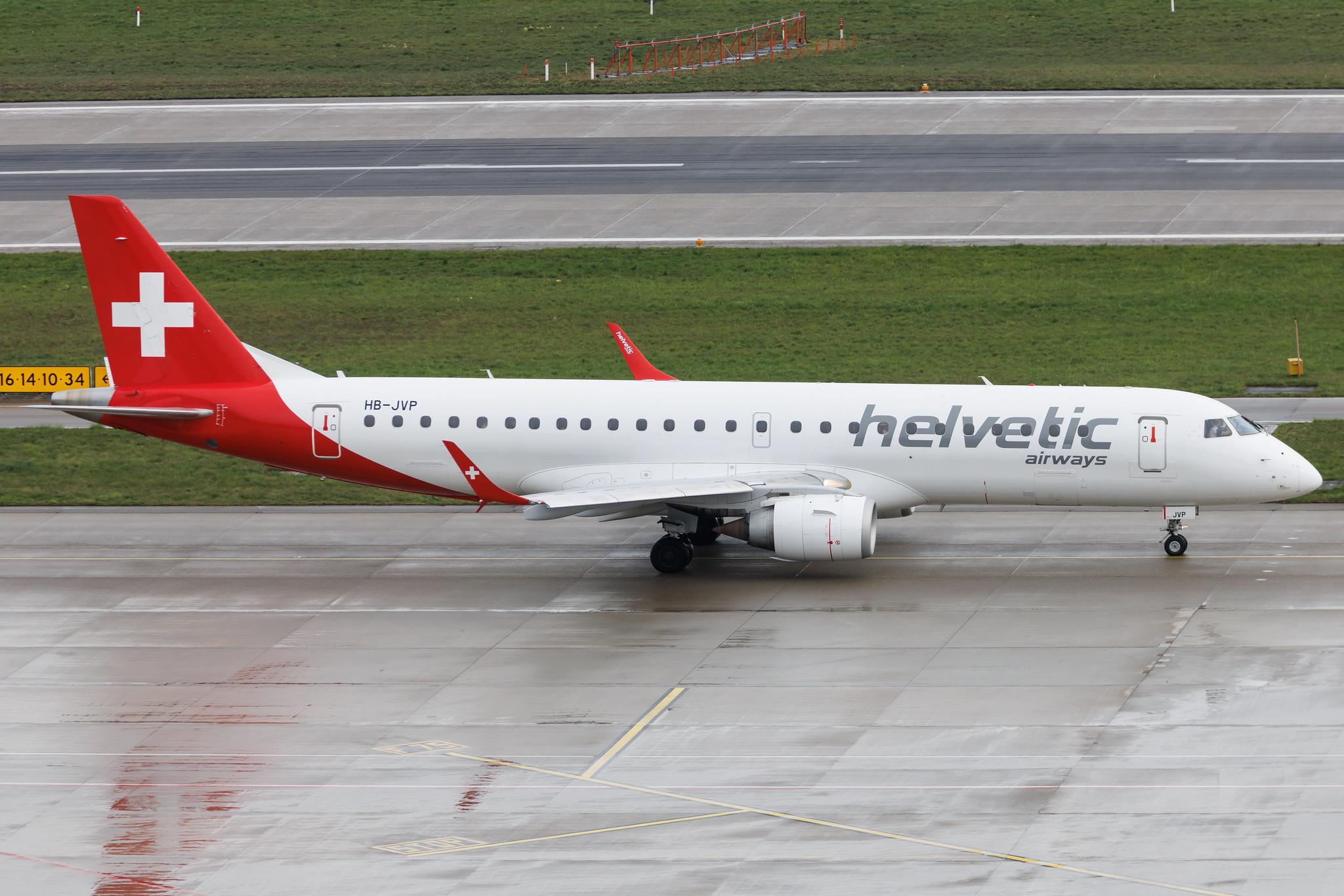 Flughafen Zürich: Helvetic Airways (2L / OAW) | Embraer E190-E2 E290 | HB-AZB | MSN 19020027