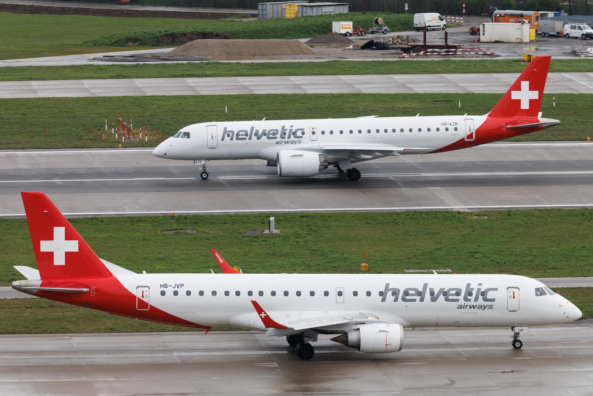 Flughafen Zürich: Helvetic Airways (2L / OAW) | Embraer E190-E2 E290 | HB-AZB | MSN 19020027