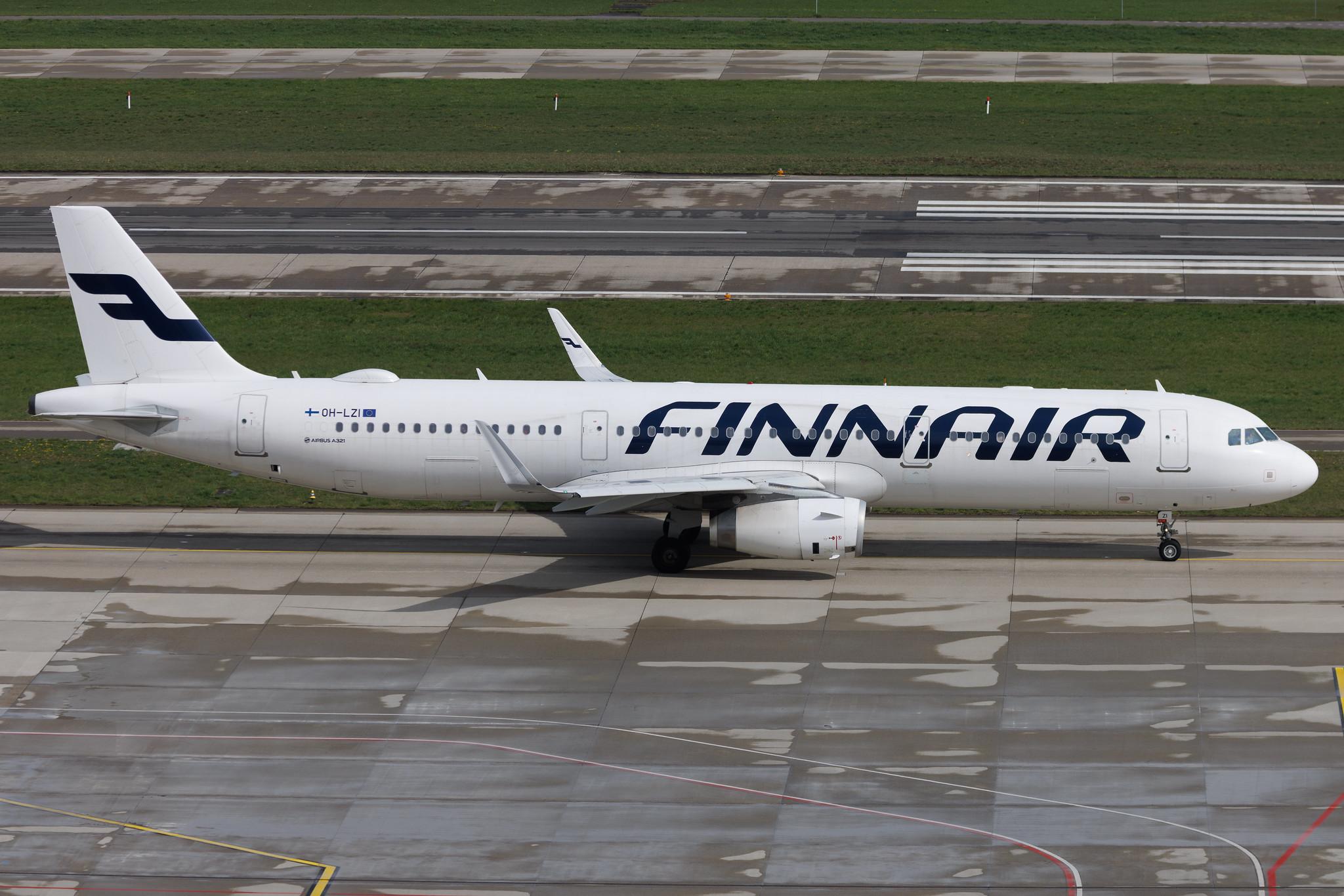 Flughafen Zürich: Finnair (AY / FIN) | Airbus A321-231 A321 | OH-LZI | MSN 5922