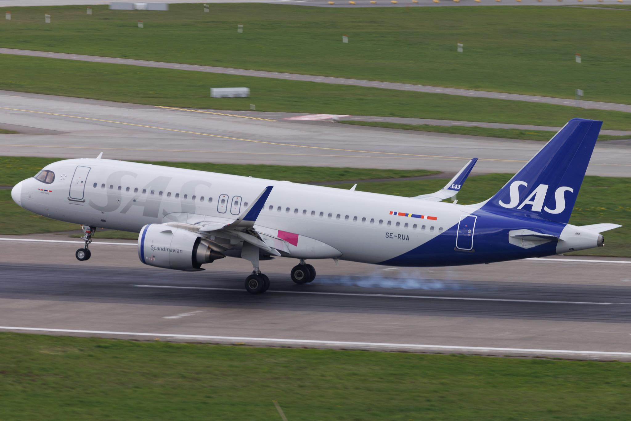 Flughafen Zürich: SAS (SK / SAS) | Airbus A320-251N A20N | SE-RUA | MSN 09520
