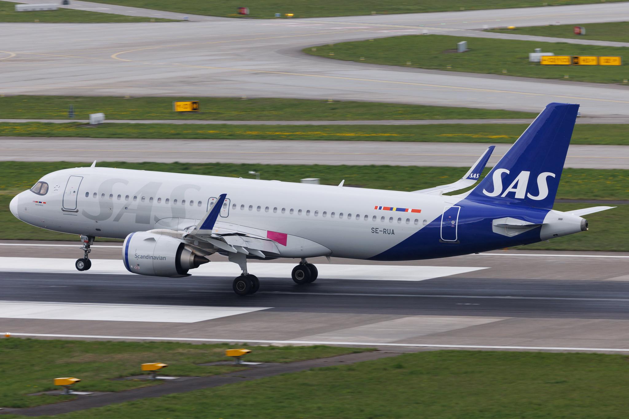 Flughafen Zürich: SAS (SK / SAS) | Airbus A320-251N A20N | SE-RUA | MSN 09520