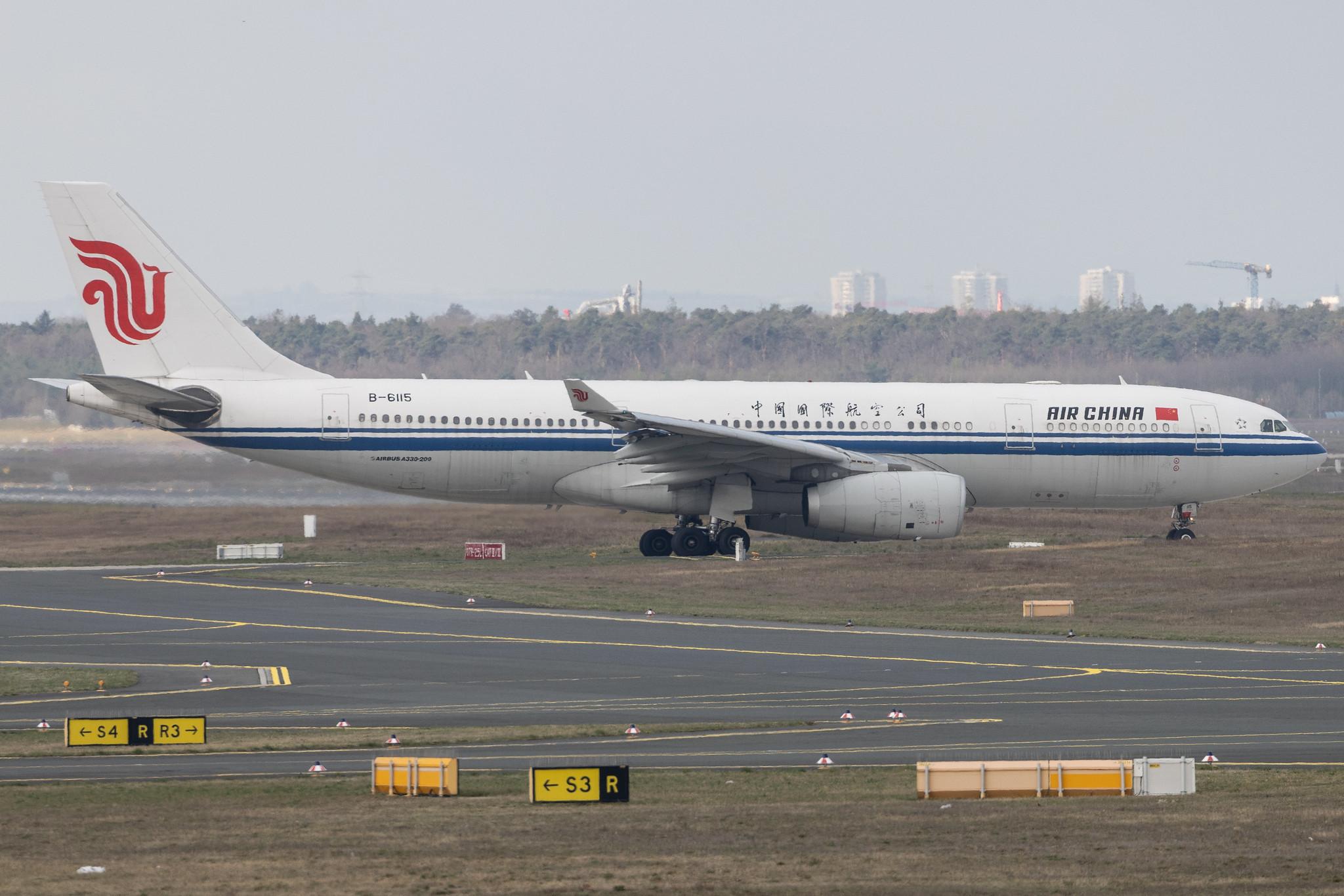 Frankfurt Airport: Air China (CA / CCA) | Airbus A330-243 A332 | B-6115 | MSN 0909