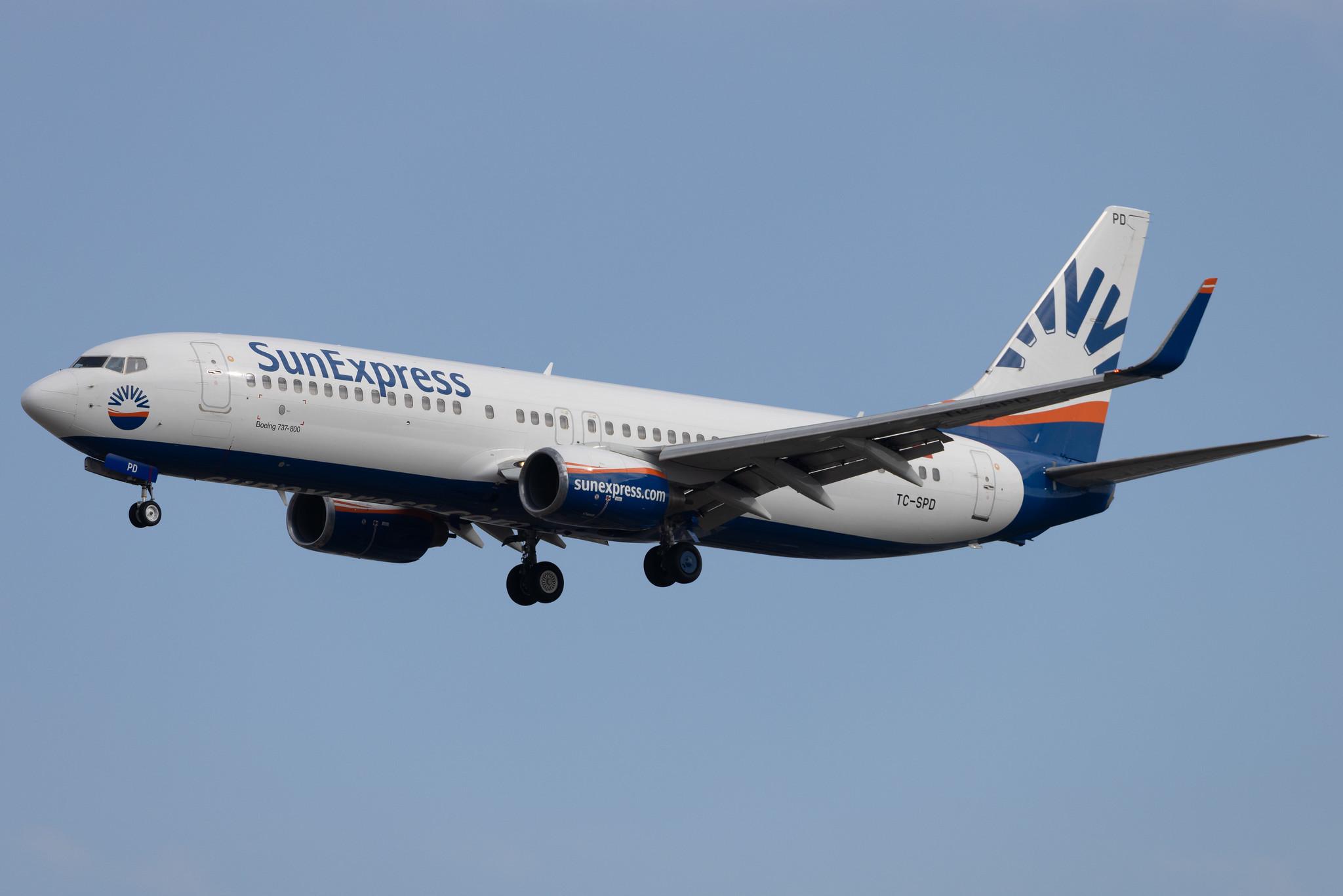 Frankfurt Airport: SunExpress (XQ / SXS) | Boeing 737-8AS B738 | TC-SPD | MSN 34985