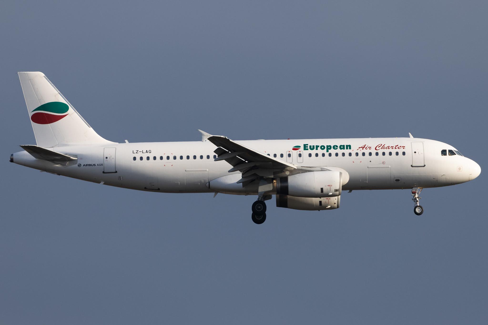 Frankfurt Airport: European Air Charter (H6 / BUC) | Airbus A320-231 A320 | LZ-LAG | MSN 321