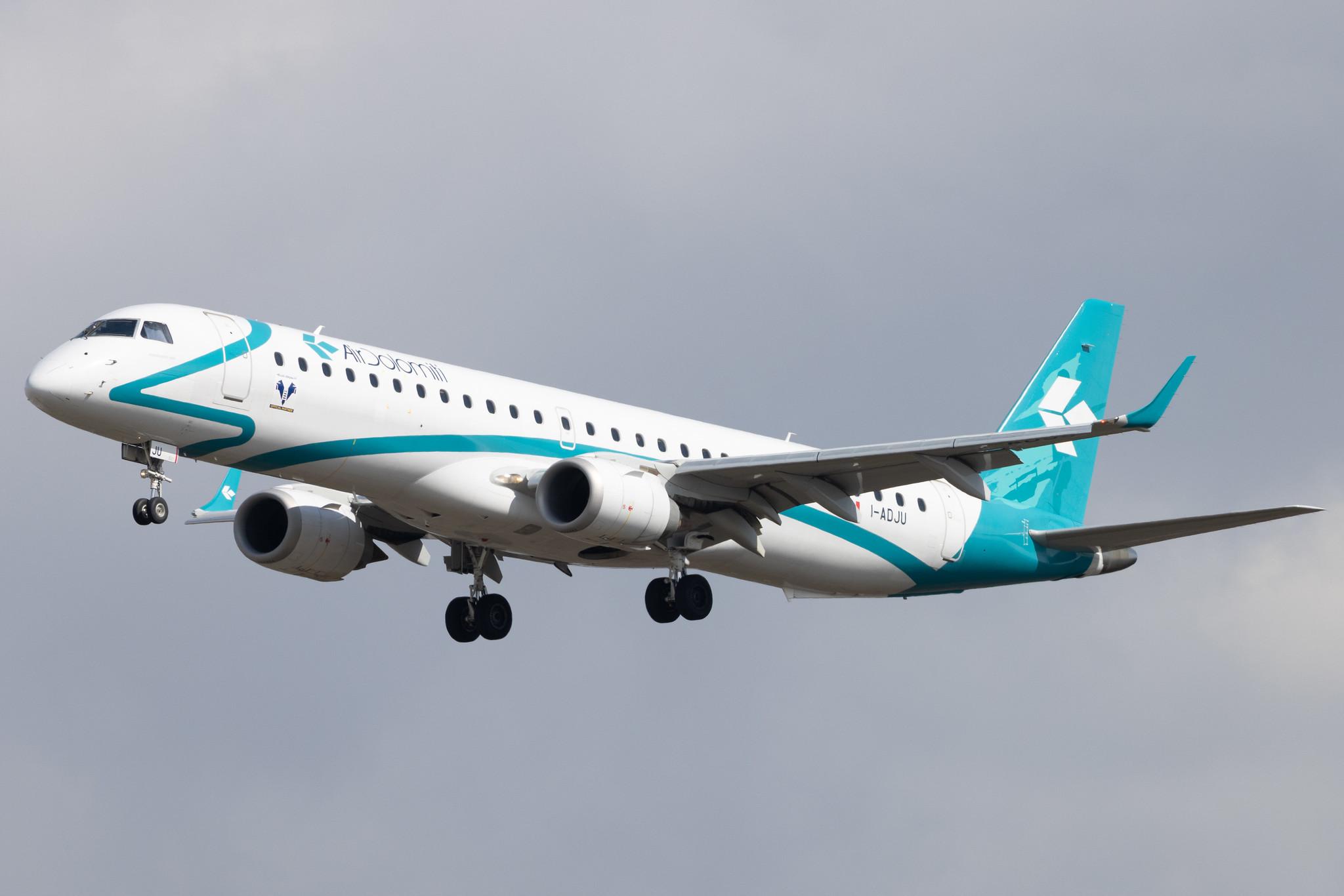 Frankfurt Airport: Air Dolomiti (EN / DLA) | Embraer E195LR E195 | I-ADJU | MSN 19000290