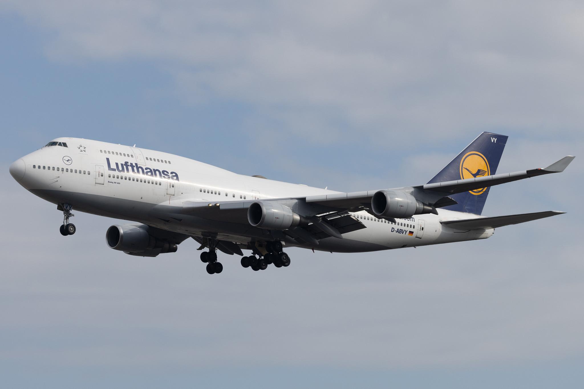 Frankfurt Airport: Lufthansa (LH / DLH) | Boeing 747-430 B744 | D-ABVY | MSN 29869