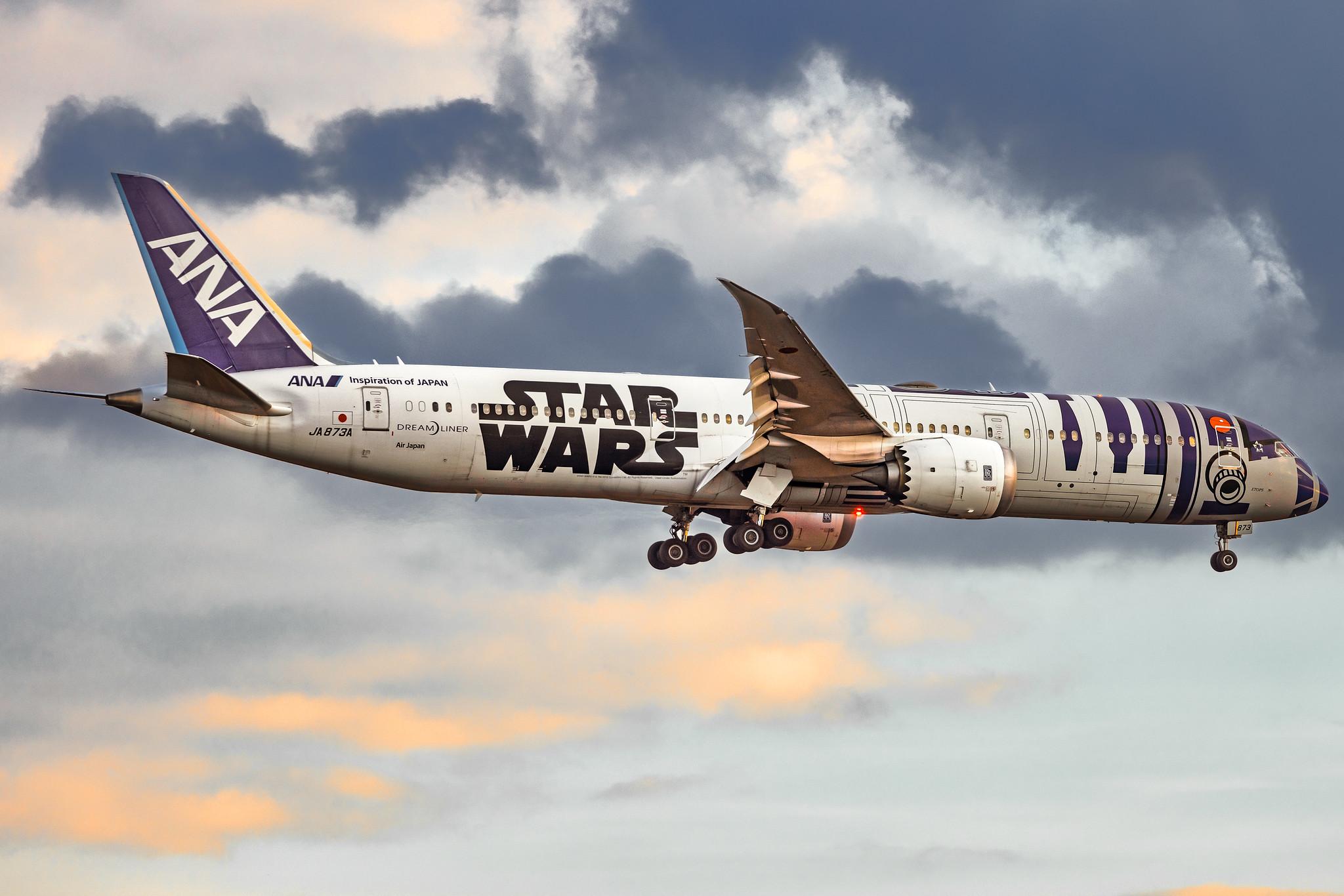 Frankfurt Airport: All Nippon Airways (NH / ANA) | Livery: Star Wars R2-D2 Livery | Operator: Air Japan | Boeing 787-9 Dreamliner B789 | JA873A | MSN 34530