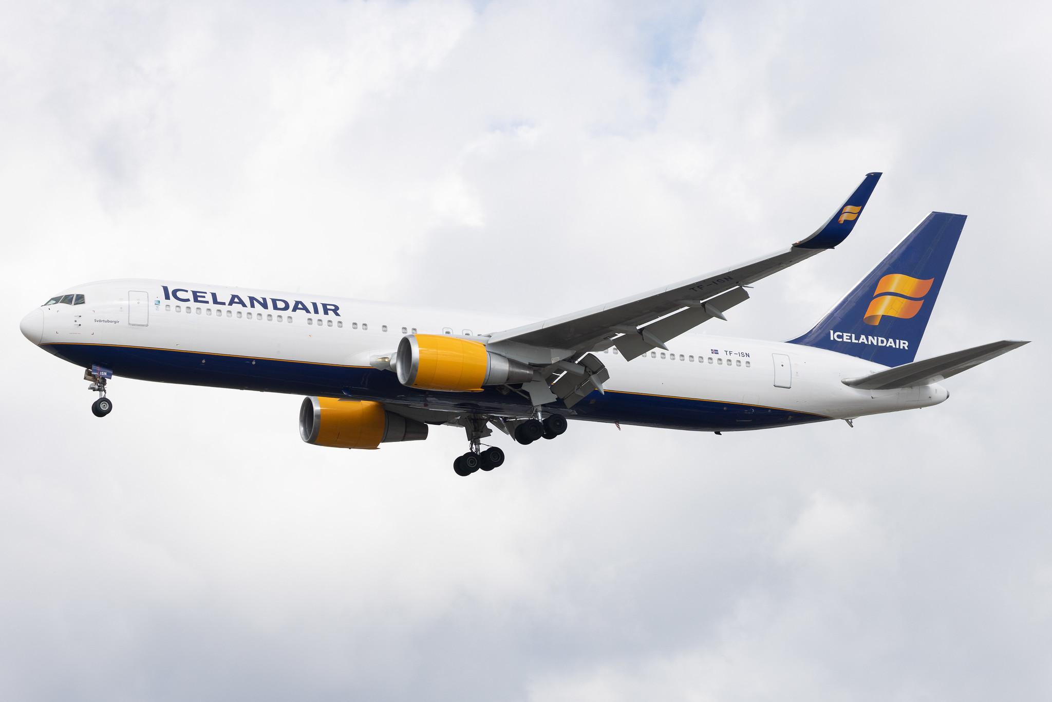 Frankfurt Airport: Icelandair (FI / ICE) | Boeing 767-319(ER) B763 | TF-ISN | MSN 30586