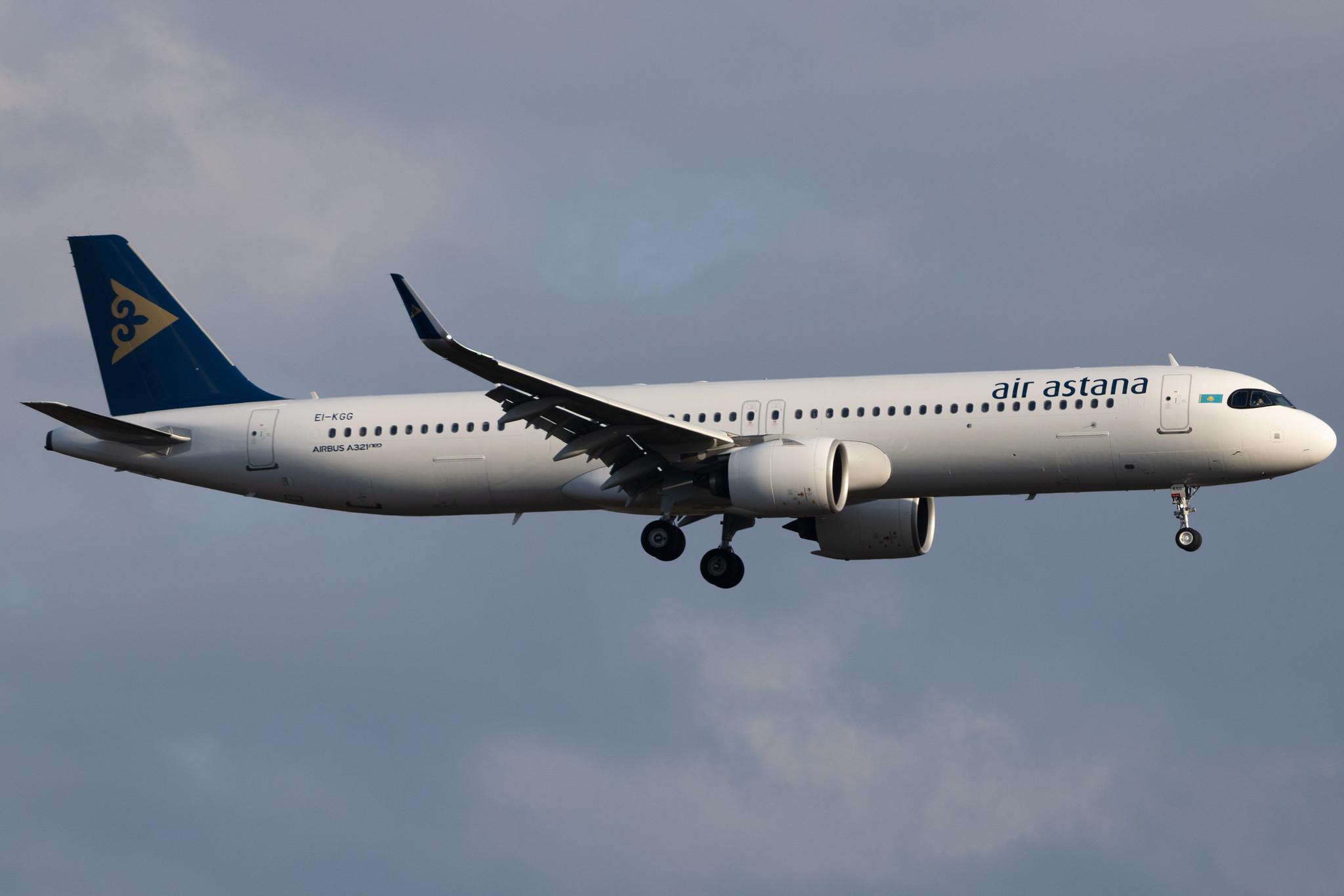 Frankfurt Airport: Air Astana (KC / KZR) | Airbus A321-271NX A21N | EI-KGG | MSN 10421