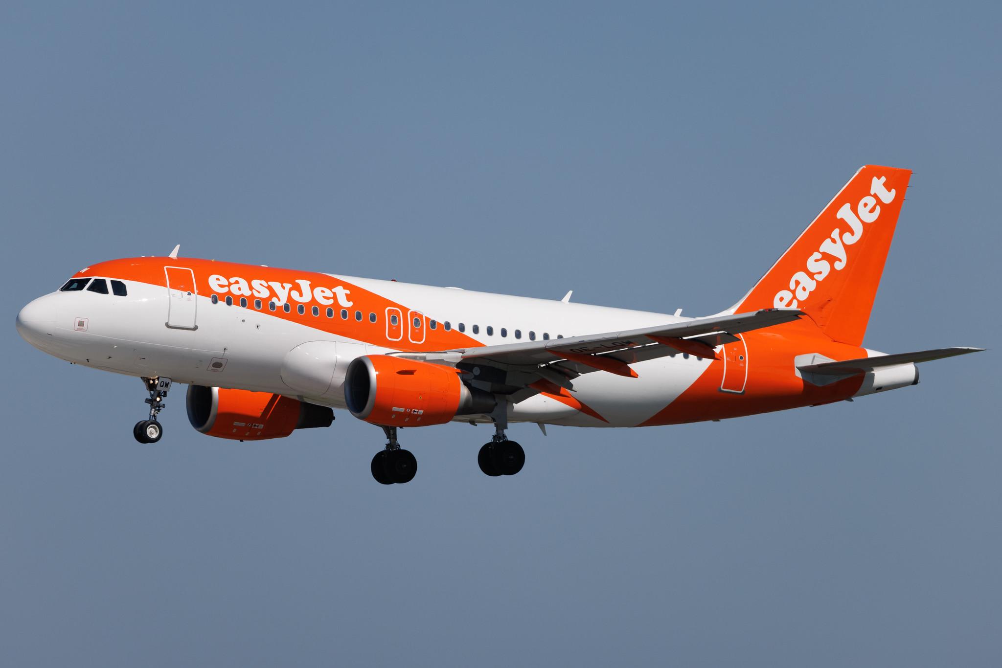 Flughafen Berlin Brandenburg: easyJet (U2 / EZY) | Operator: easyJet Europe | Airbus A319-111 A319 | OE-LQW | MSN 4129