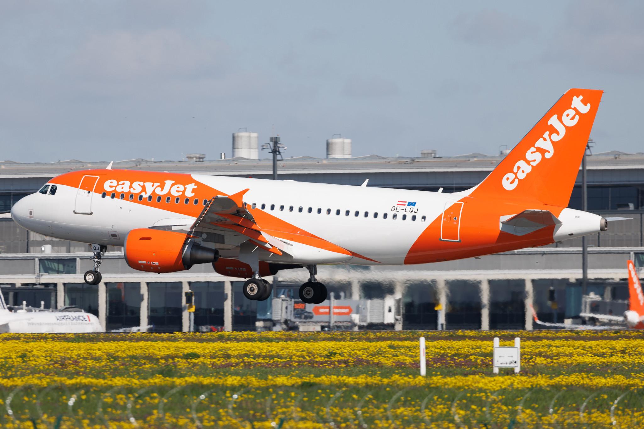 Flughafen Berlin Brandenburg: easyJet (U2 / EZY) | Operator: easyJet Europe | Airbus A319-111 A319 | OE-LQJ | MSN 4080