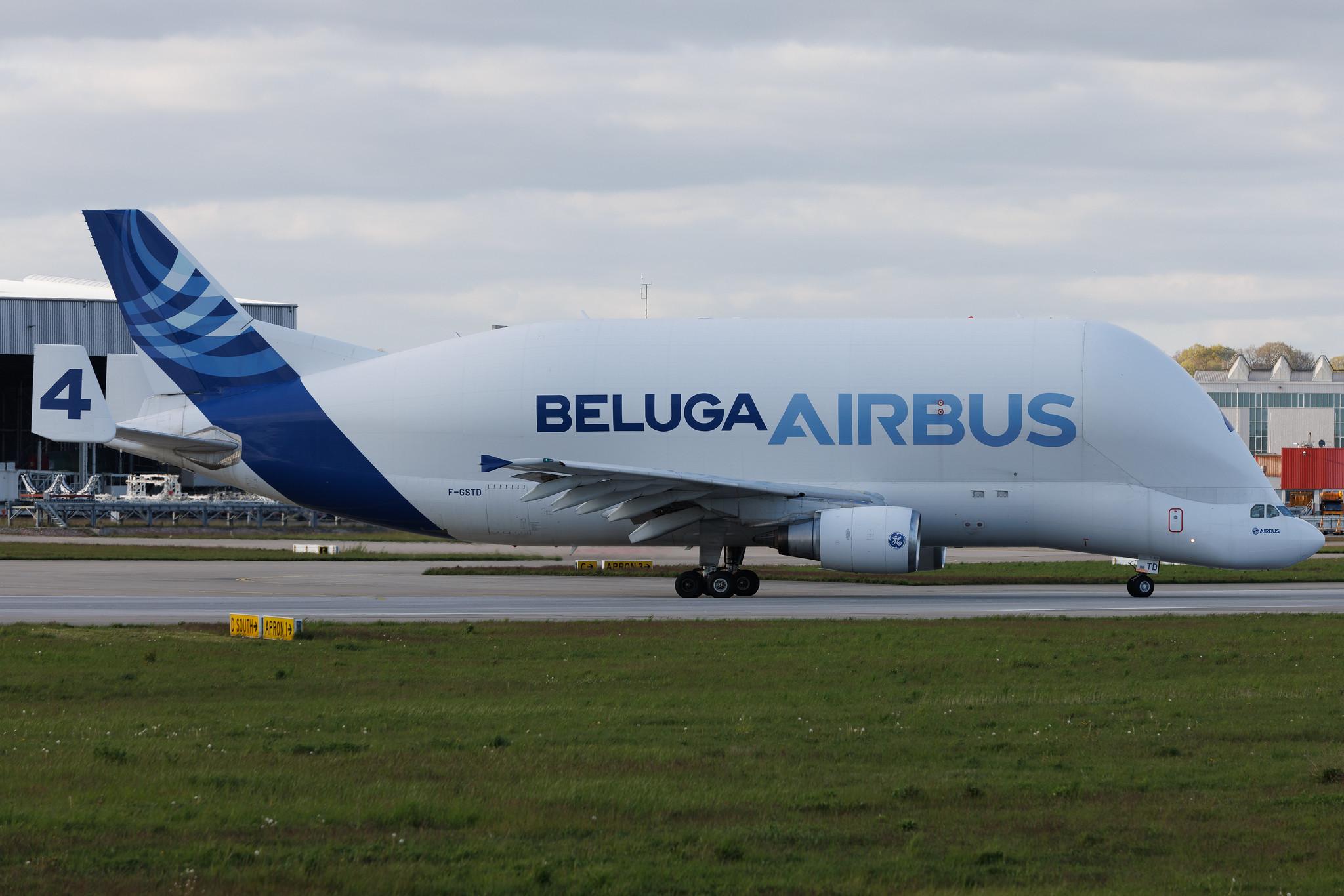 Hamburg Finkenwerder: Airbus Transport International (4Y / BGA) | Airbus A300-608ST Beluga A3ST | F-GSTD | MSN 776
