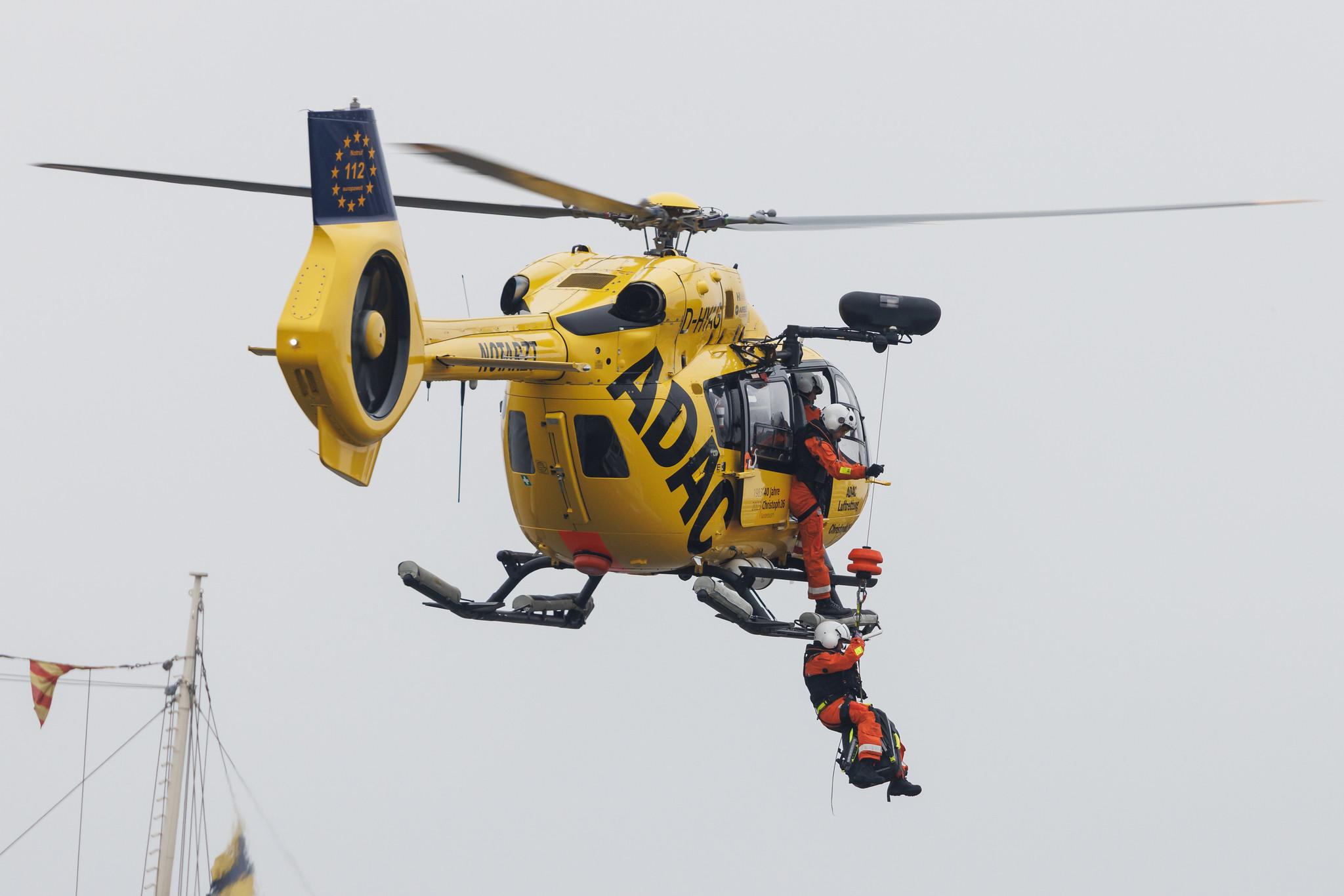 SOS Joint Rescue Operation: ADAC Luftrettung (/ CHX) | Operator: Germany - Air Ambulance |  Airbus Helicopters H145 EC45 | D-HYAG | MSN 20054
