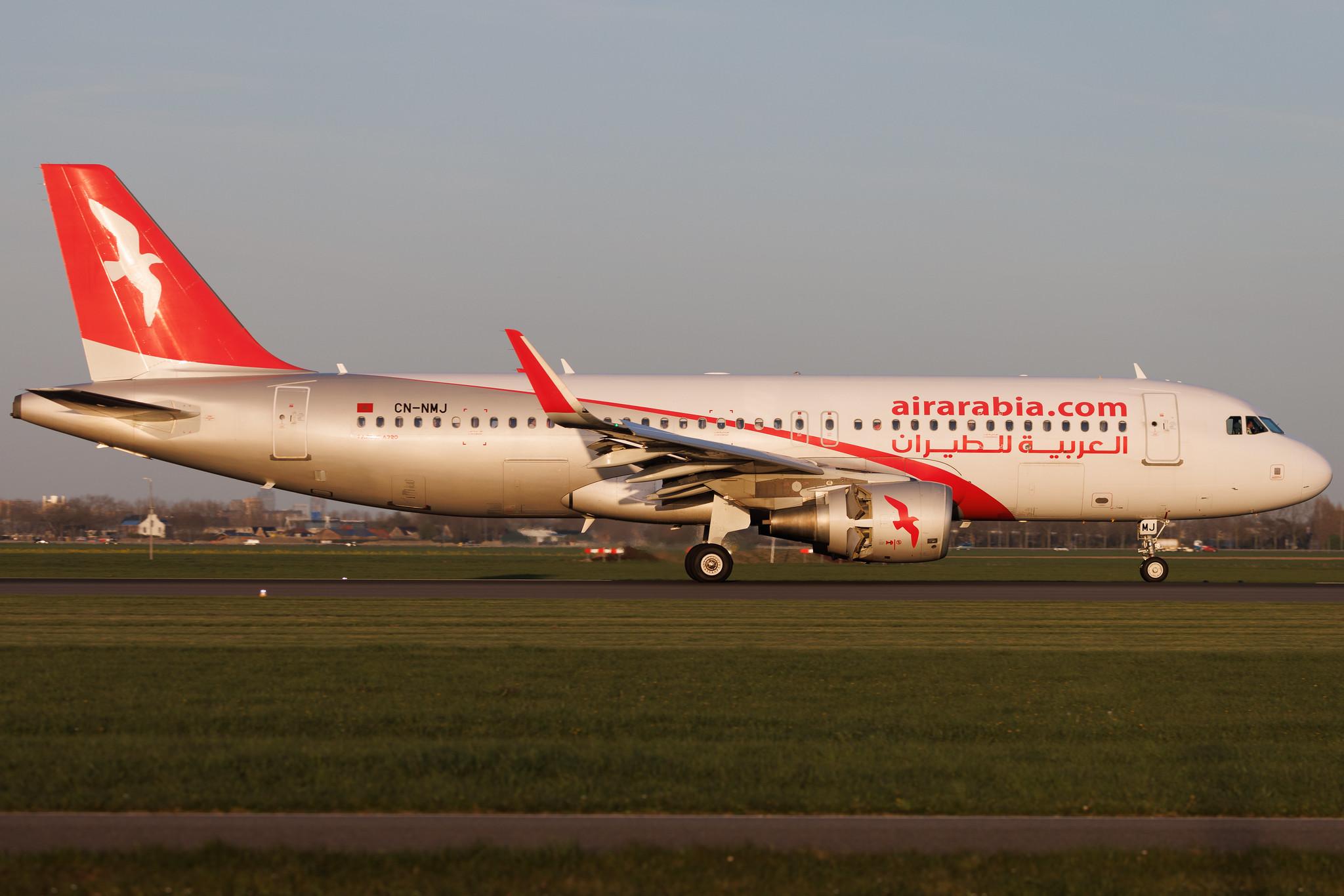 Amsterdam Schiphol: Air Arabia (G9 / ABY) | Operator: Air Arabia Maroc | Airbus A320-214 A320 | CN-NMJ | MSN 6896