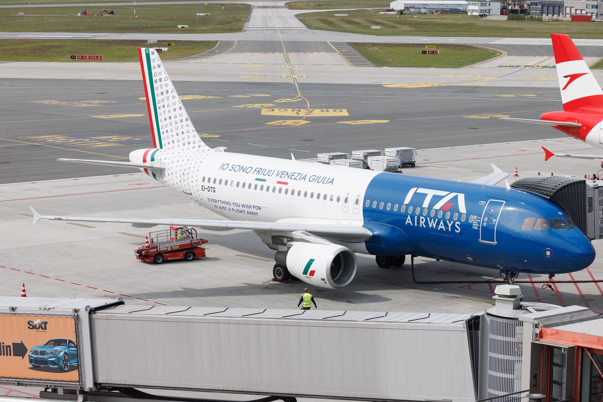 Hamburg Airport: ITA Airways (AZ / ITY) | Livery: Friuli-Venezia Giulia Livery | Airbus A320-216 A320 | EI-DTG | MSN 03921