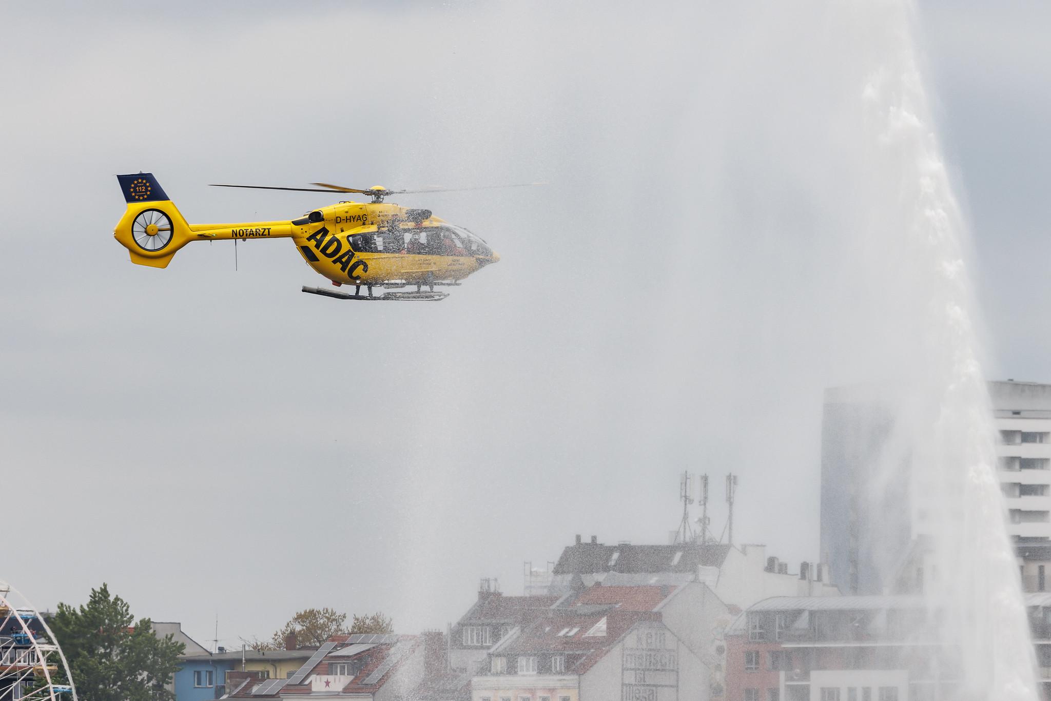 SOS Joint Rescue Operation: ADAC Luftrettung (/ CHX) | Operator: Germany - Air Ambulance |  Airbus Helicopters H145 EC45 | D-HYAG | MSN 20054