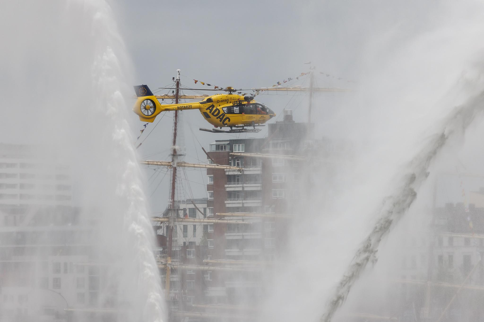 SOS Joint Rescue Operation: ADAC Luftrettung (/ CHX) | Operator: Germany - Air Ambulance |  Airbus Helicopters H145 EC45 | D-HYAG | MSN 20054