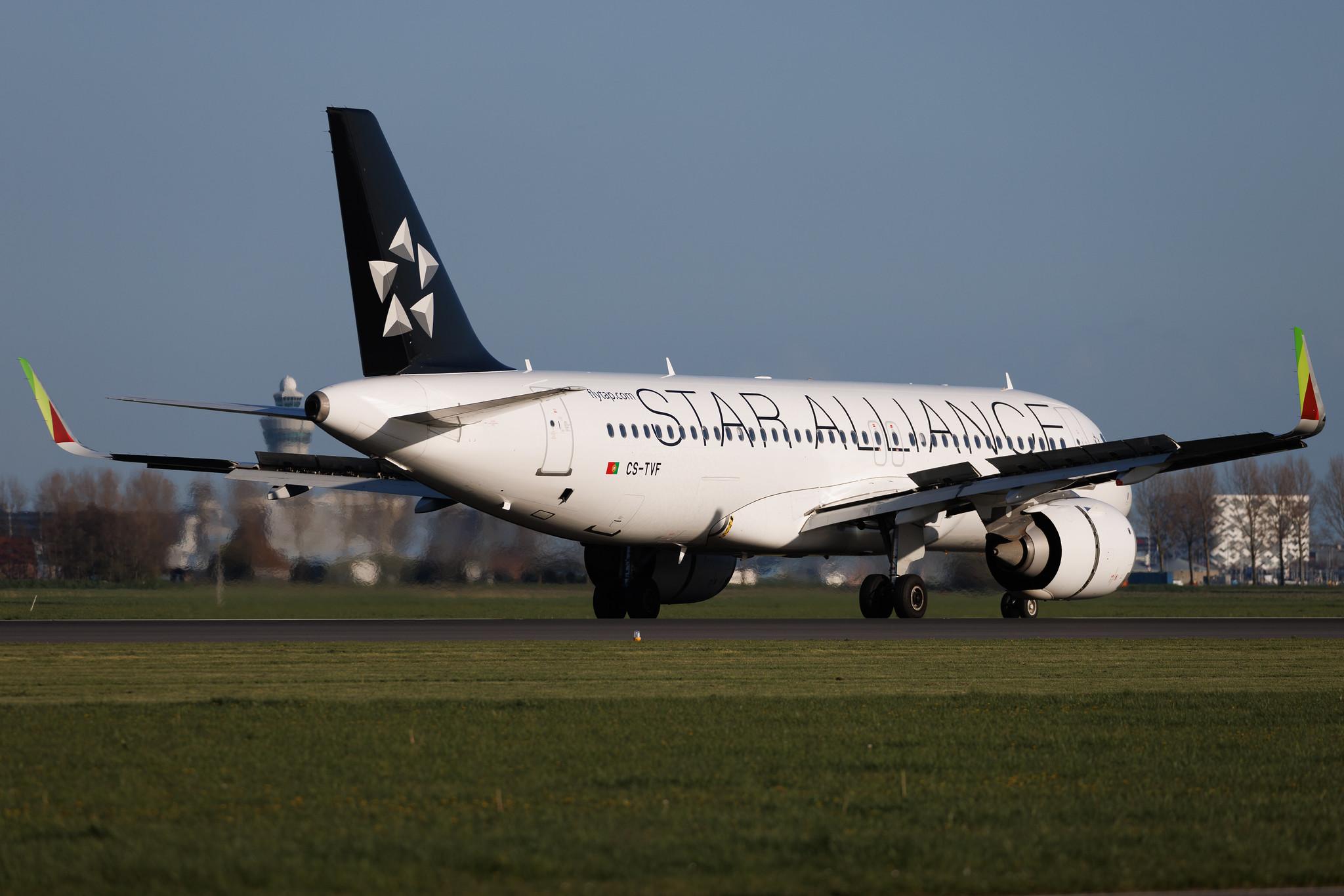 Amsterdam Schiphol: TAP Air Portugal (TP / TAP) | Livery: Star Alliance Livery | Airbus A320-251N A20N | CS-TVF | MSN 9088
