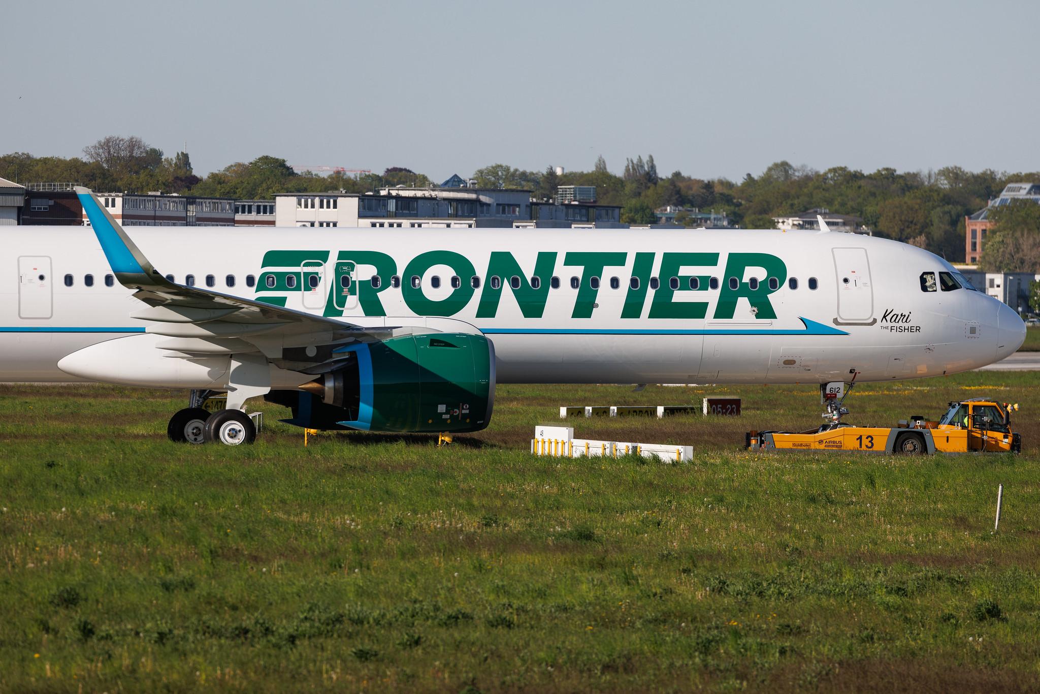 Hamburg Finkenwerder: Frontier Airlines | Airbus A321-271NX A21N | D-AZXJ | N612FR | MSN 11259